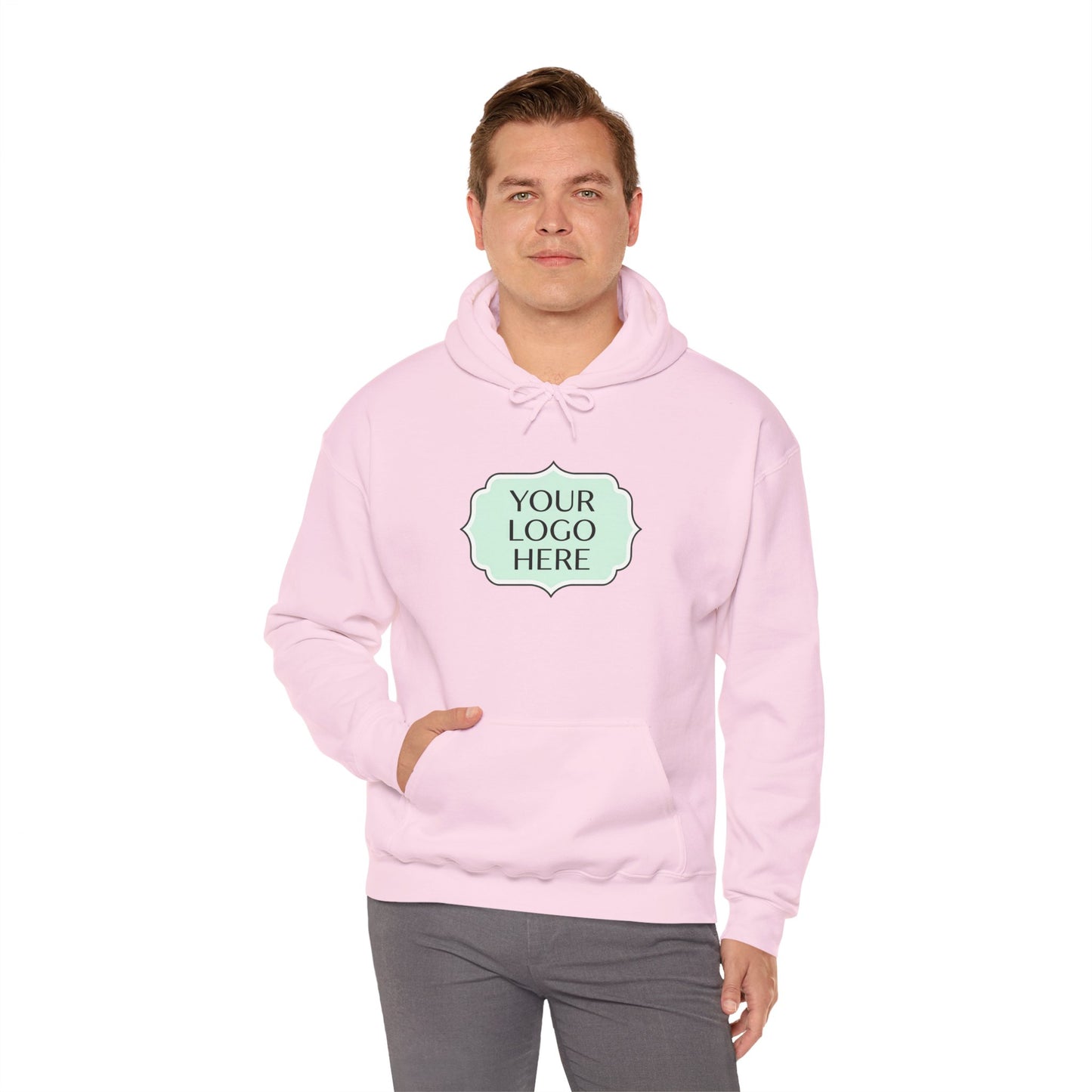 Hoodie — Custom Logo Scalloped Badge Design