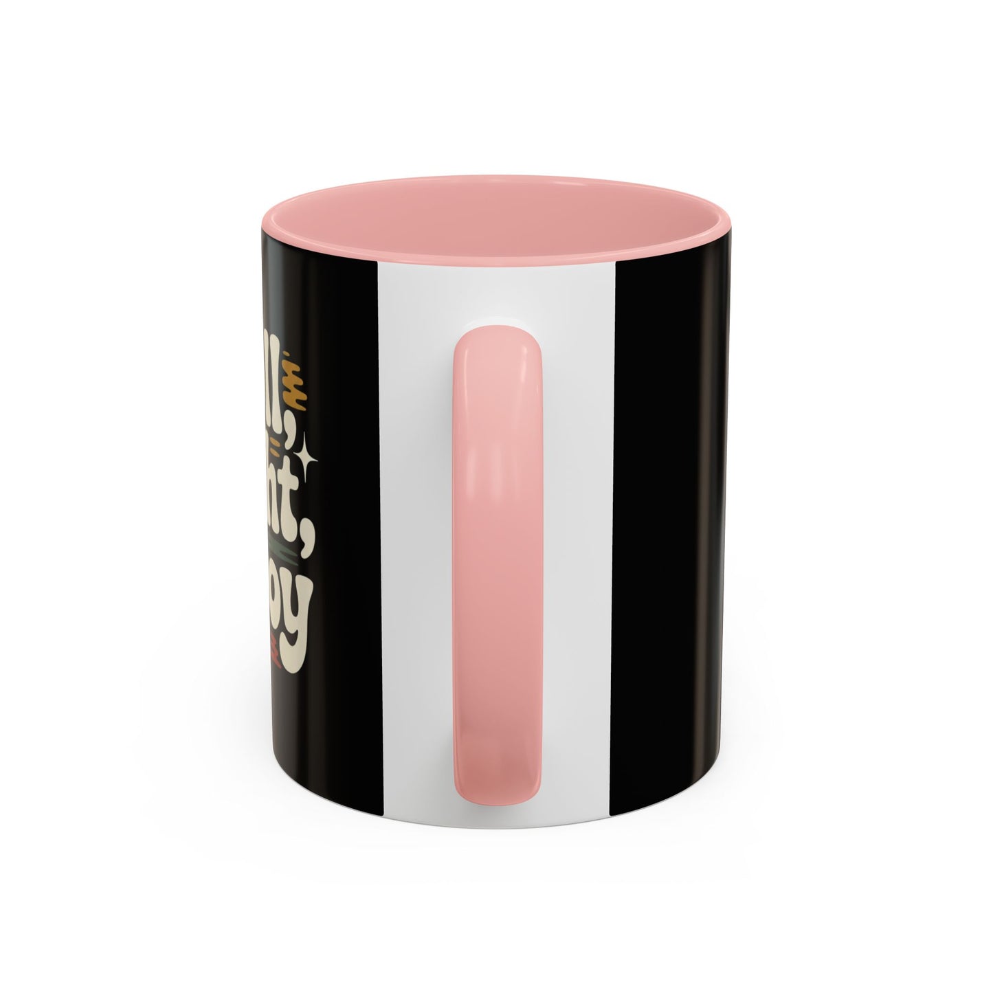 Coffee Mug — "Roll Light, Enjoy" Retro Accent Coffee Cup (11/15oz)