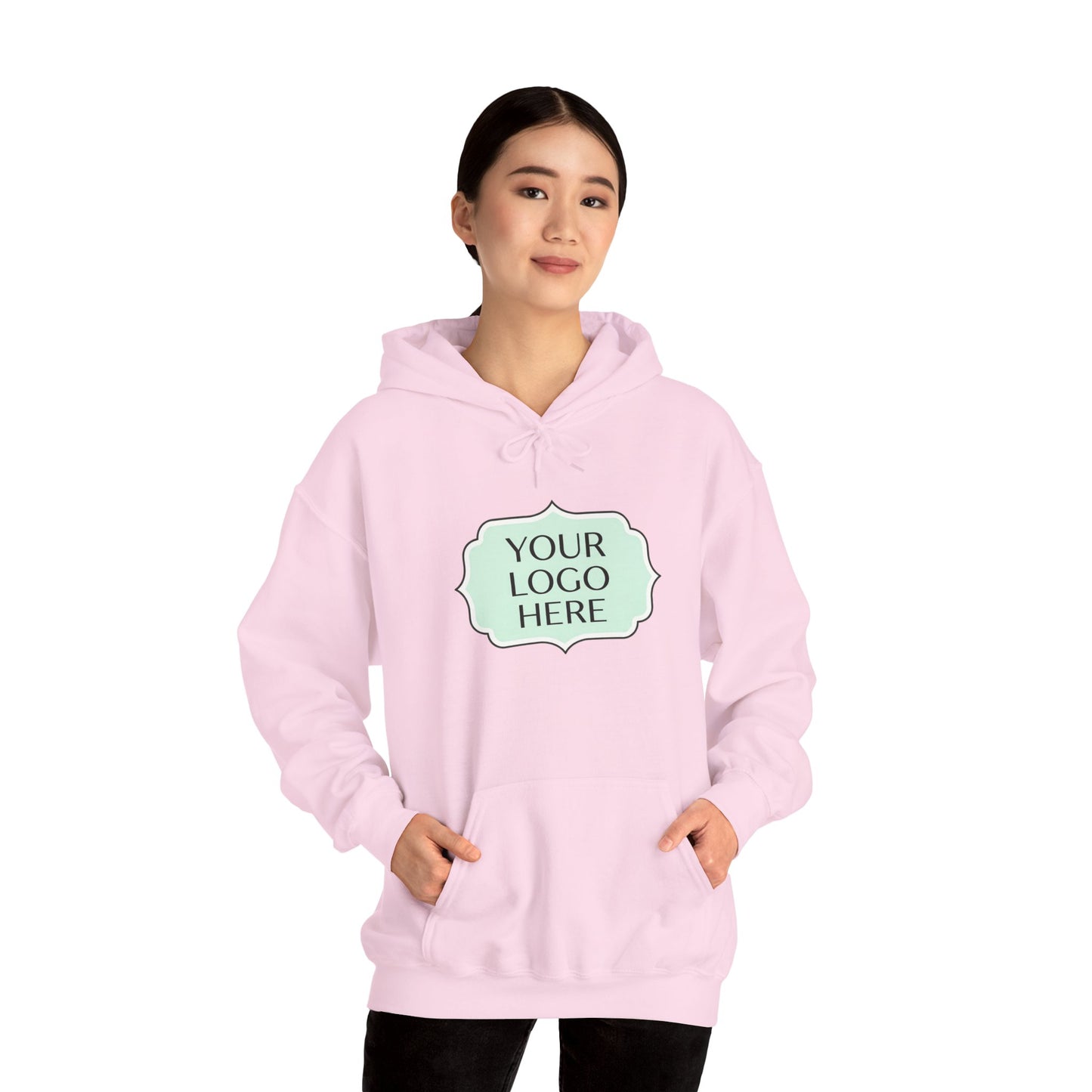 Hoodie — Custom Logo Scalloped Badge Design