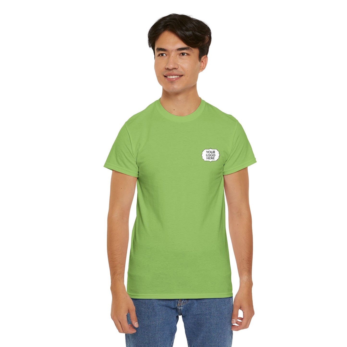 Tiger Heart Chest Pocket Tee — Minimal Wildlife Graphic T-Shirt