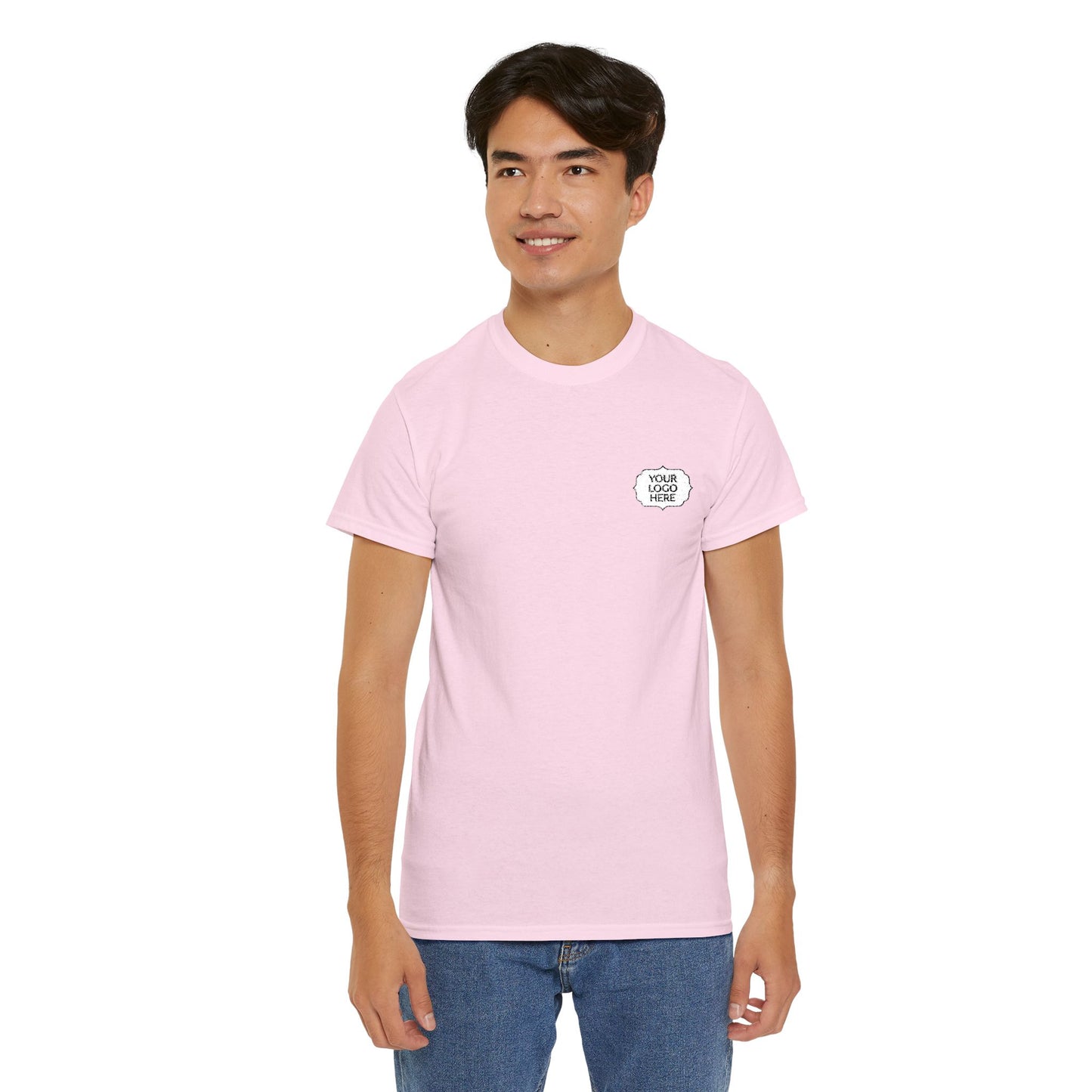Tiger Heart Chest Pocket Tee — Minimal Wildlife Graphic T-Shirt