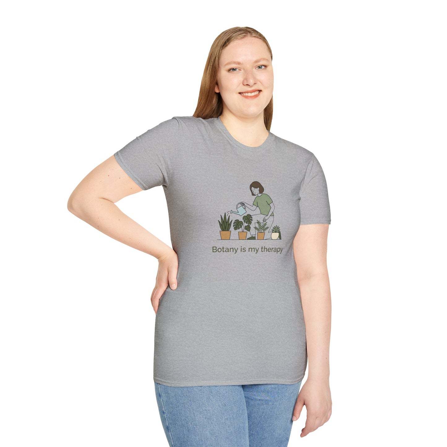 Botany Is My Therapy T-Shirt — Plant Lover Graphic Tee