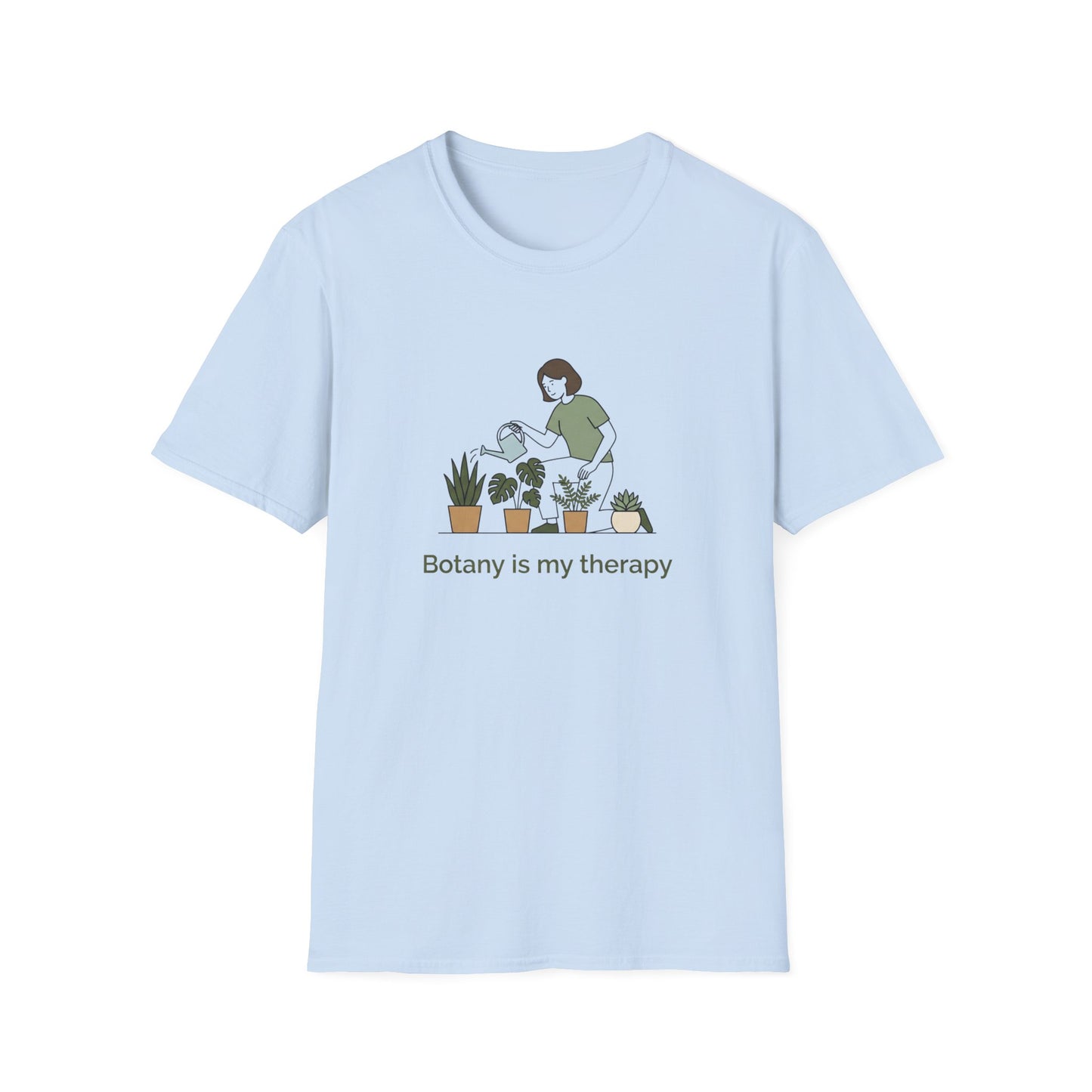 Botany Is My Therapy T-Shirt — Plant Lover Graphic Tee