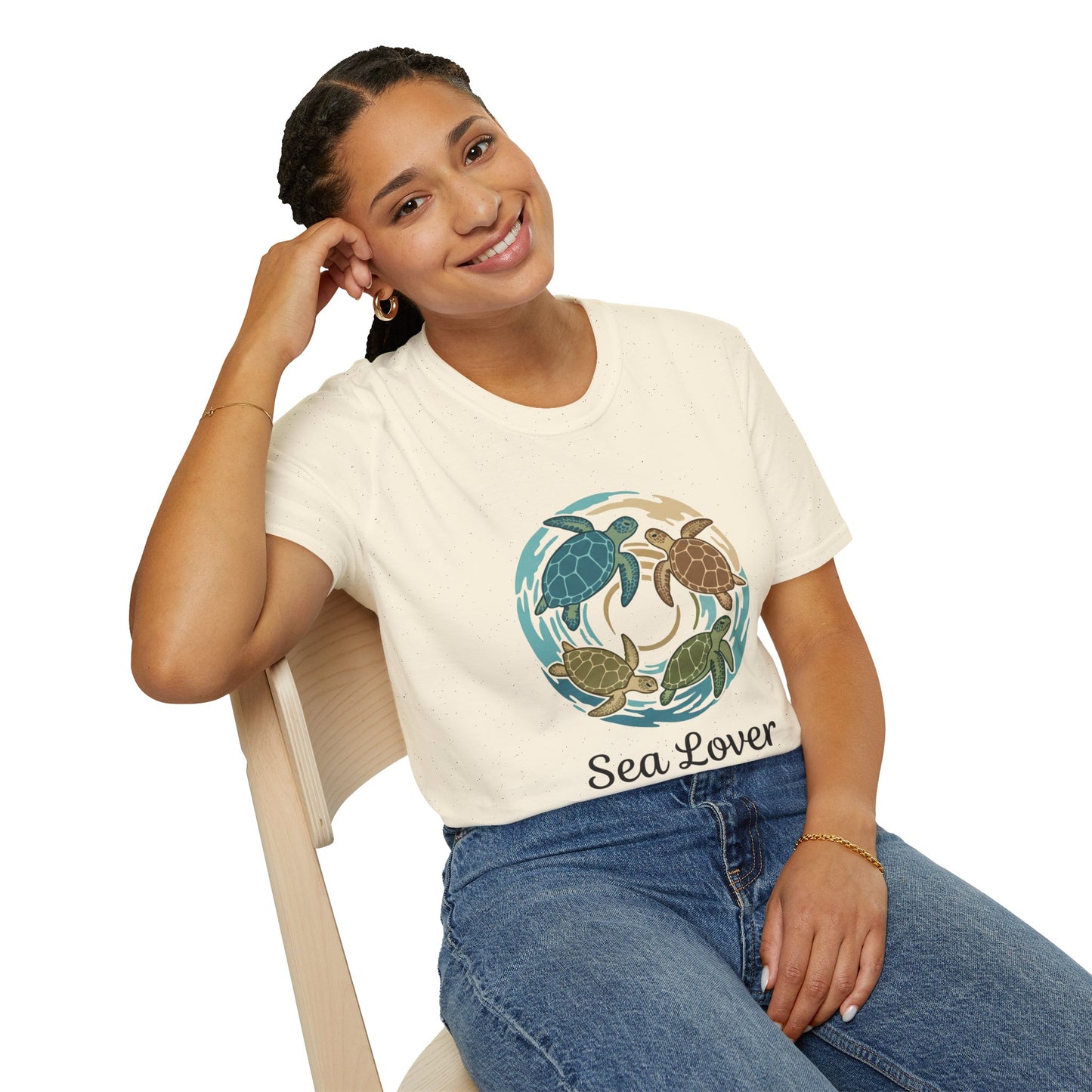 Sea Lover Sea T-Shirt — Boutique Sea Turtle Graphic Tee