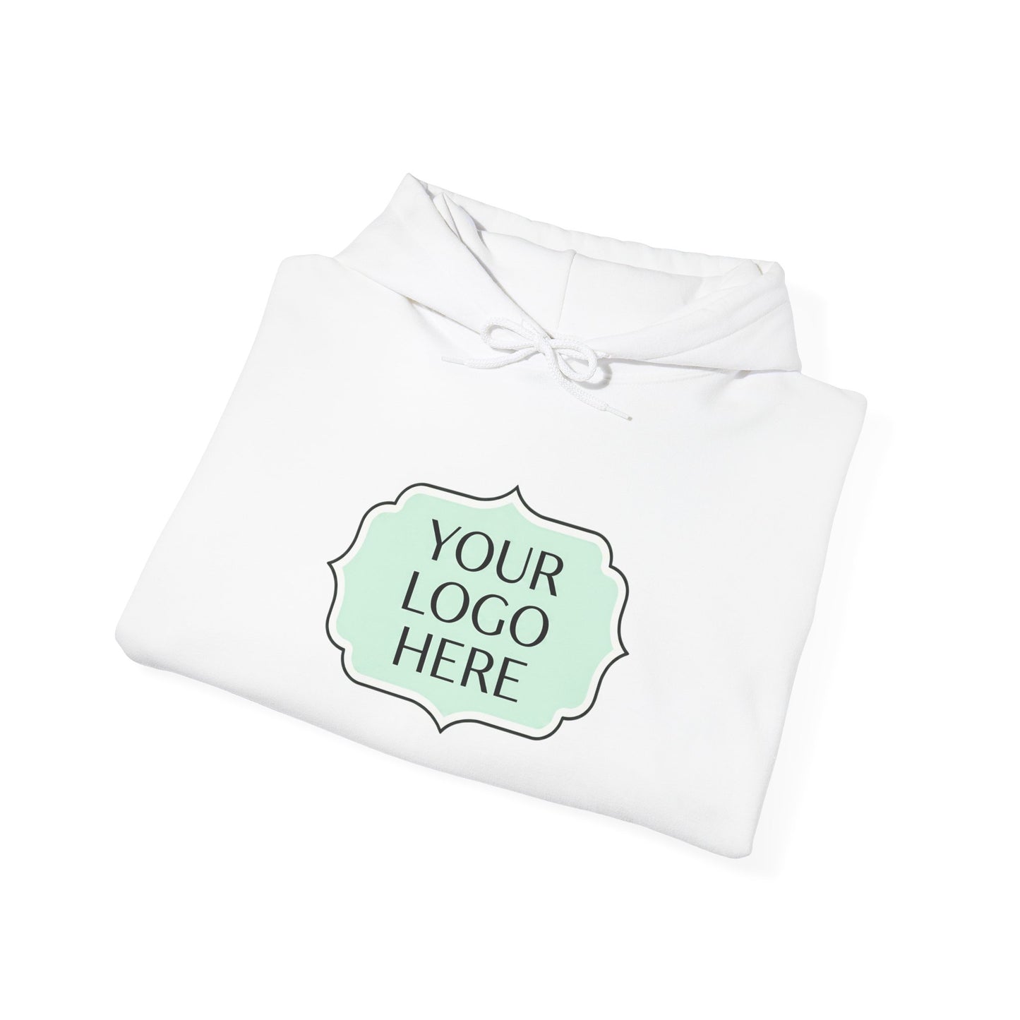 Hoodie — Custom Logo Scalloped Badge Design
