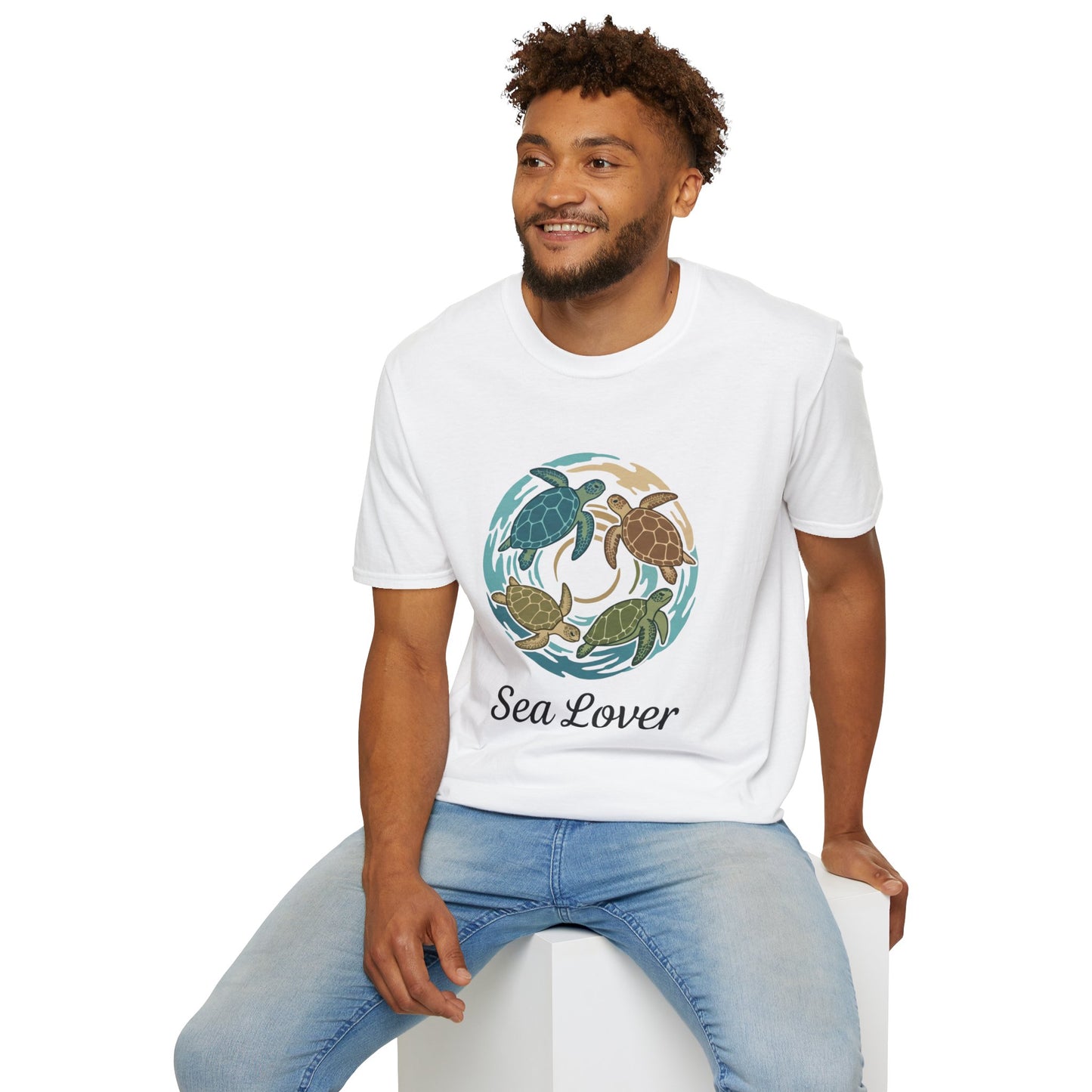 Sea Lover Sea T-Shirt — Boutique Sea Turtle Graphic Tee