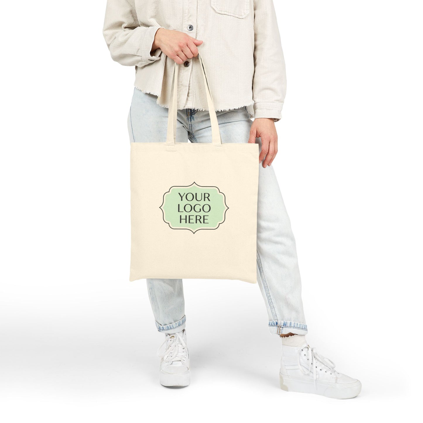Canvas Tote Bag — Custom Logo Cotton Shopper