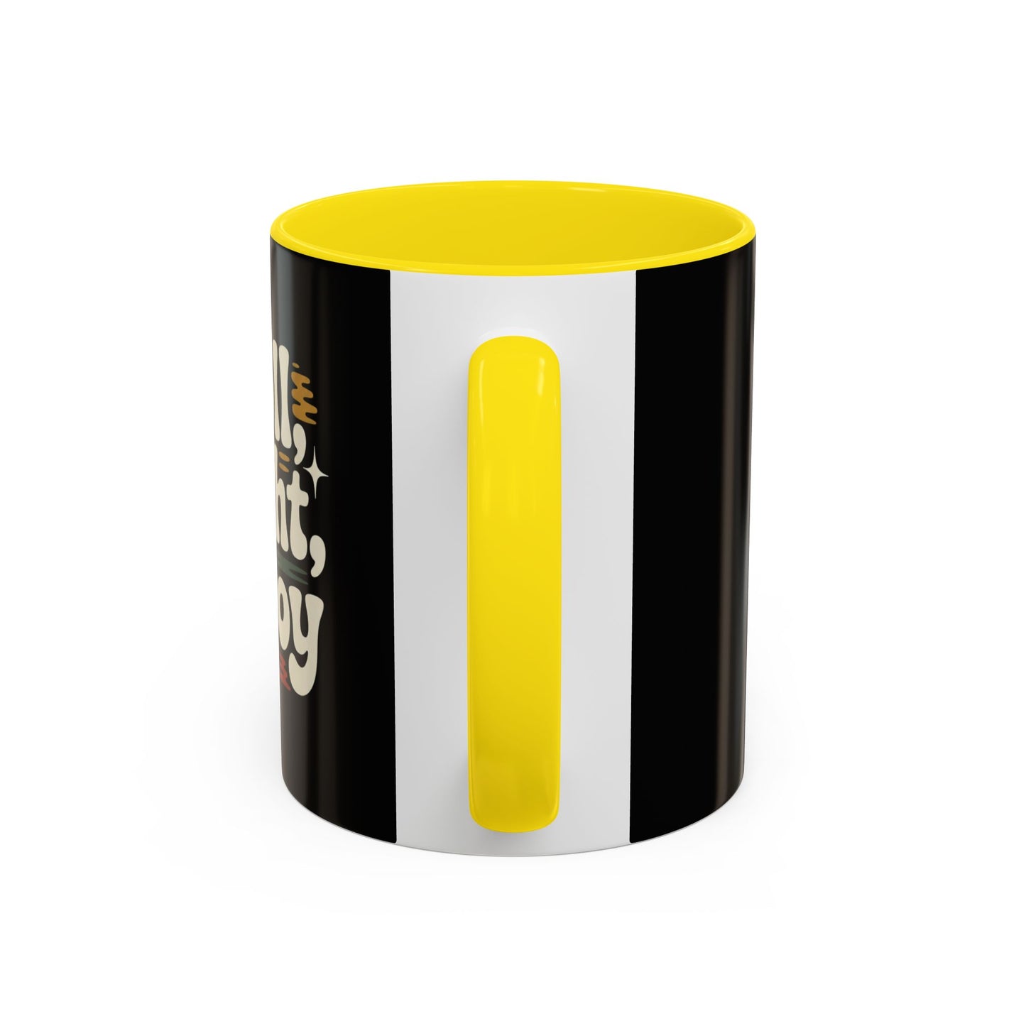 Coffee Mug — "Roll Light, Enjoy" Retro Accent Coffee Cup (11/15oz)