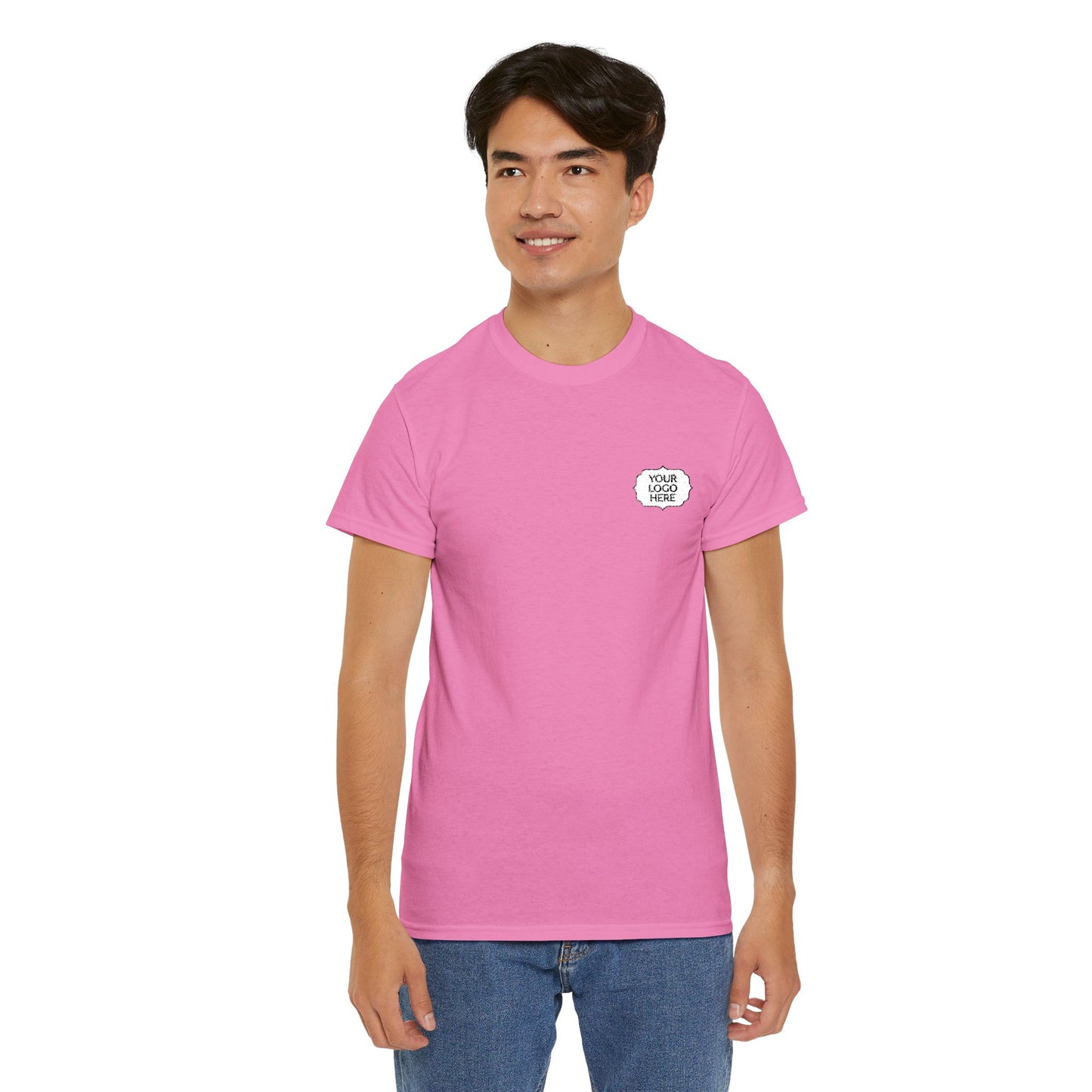 Tiger Heart Chest Pocket Tee — Minimal Wildlife Graphic T-Shirt