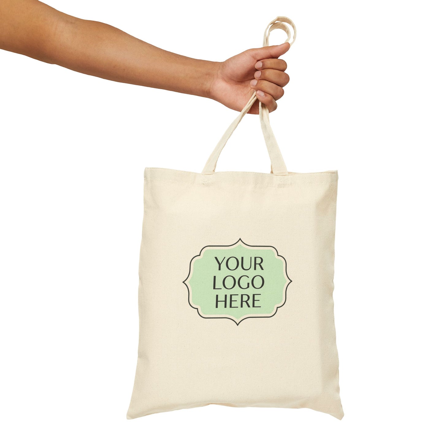 Canvas Tote Bag — Custom Logo Cotton Shopper
