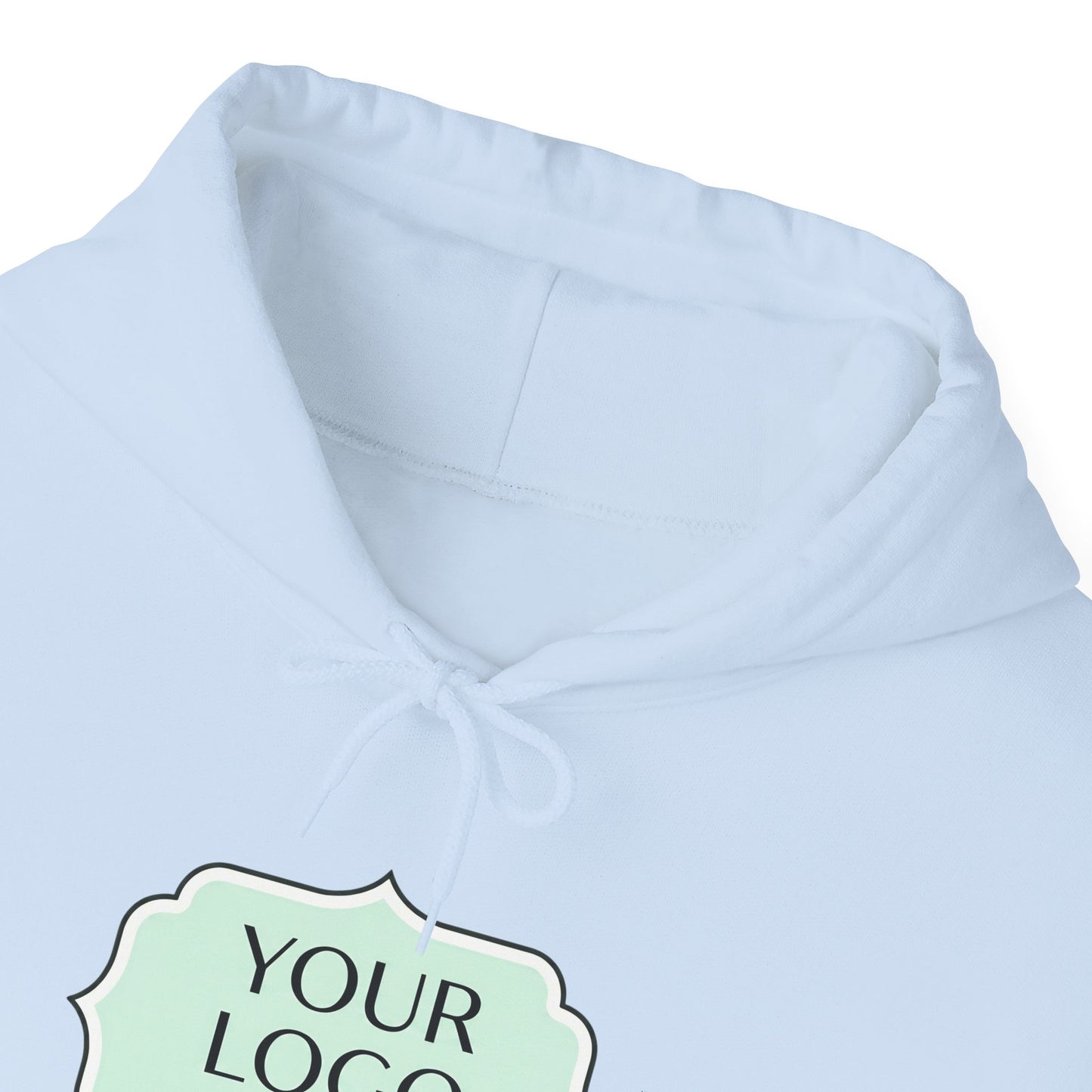 Hoodie — Custom Logo Scalloped Badge Design