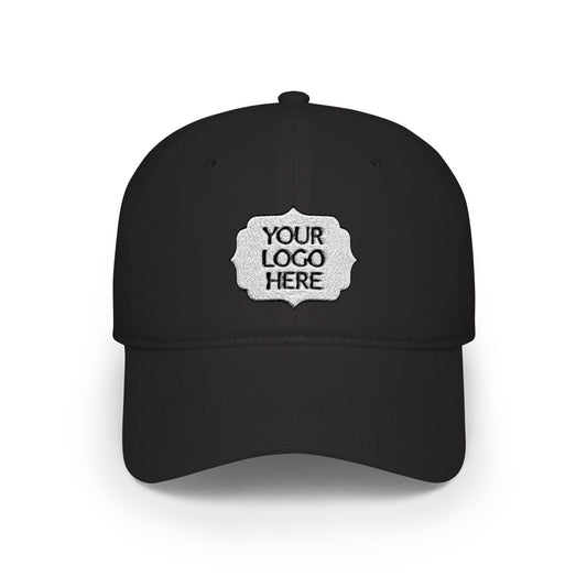 Custom Logo Low Profile Baseball Cap — Personalized Front Patch