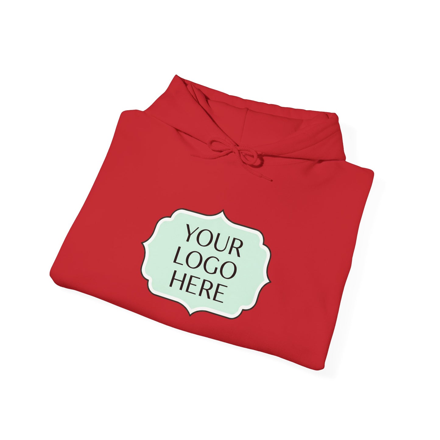 Hoodie — Custom Logo Scalloped Badge Design