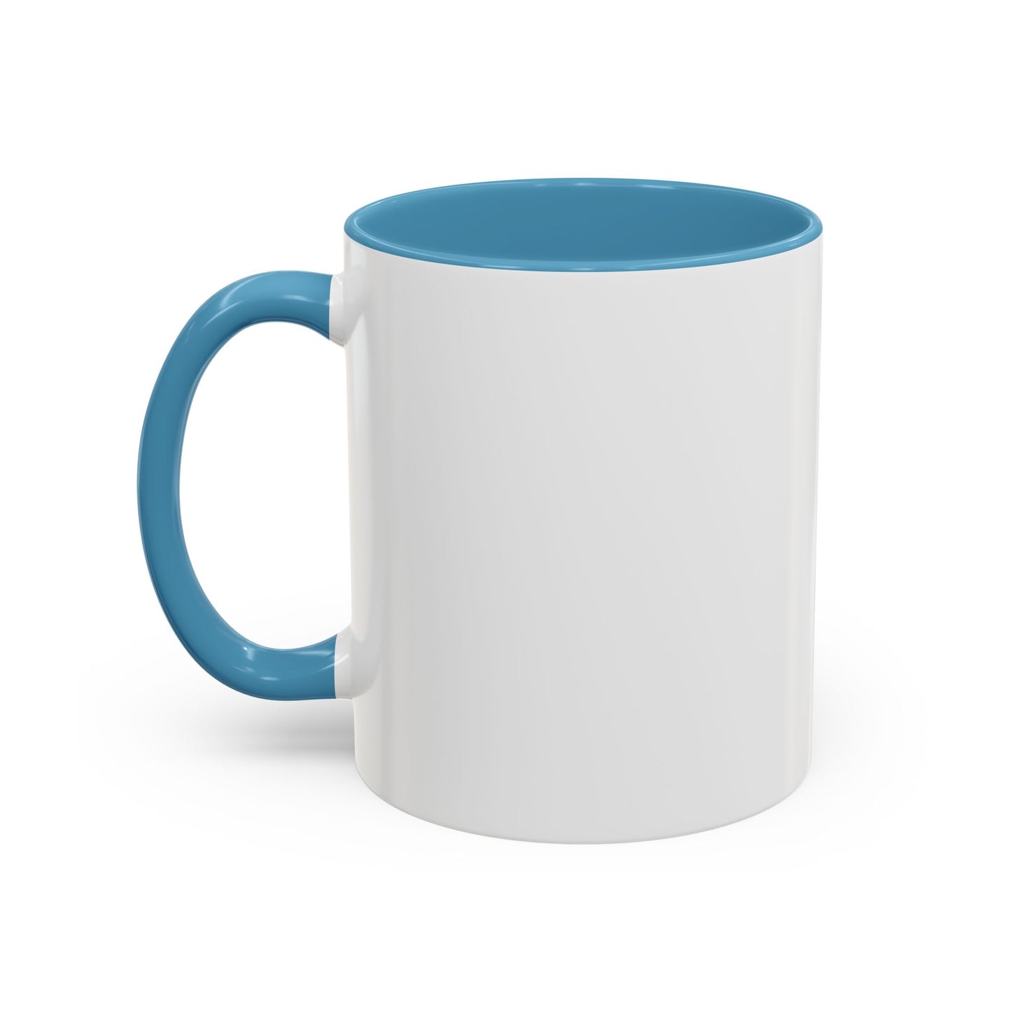 Accent Coffee Mug - Custom Logo Mint Label Design (11/15oz)