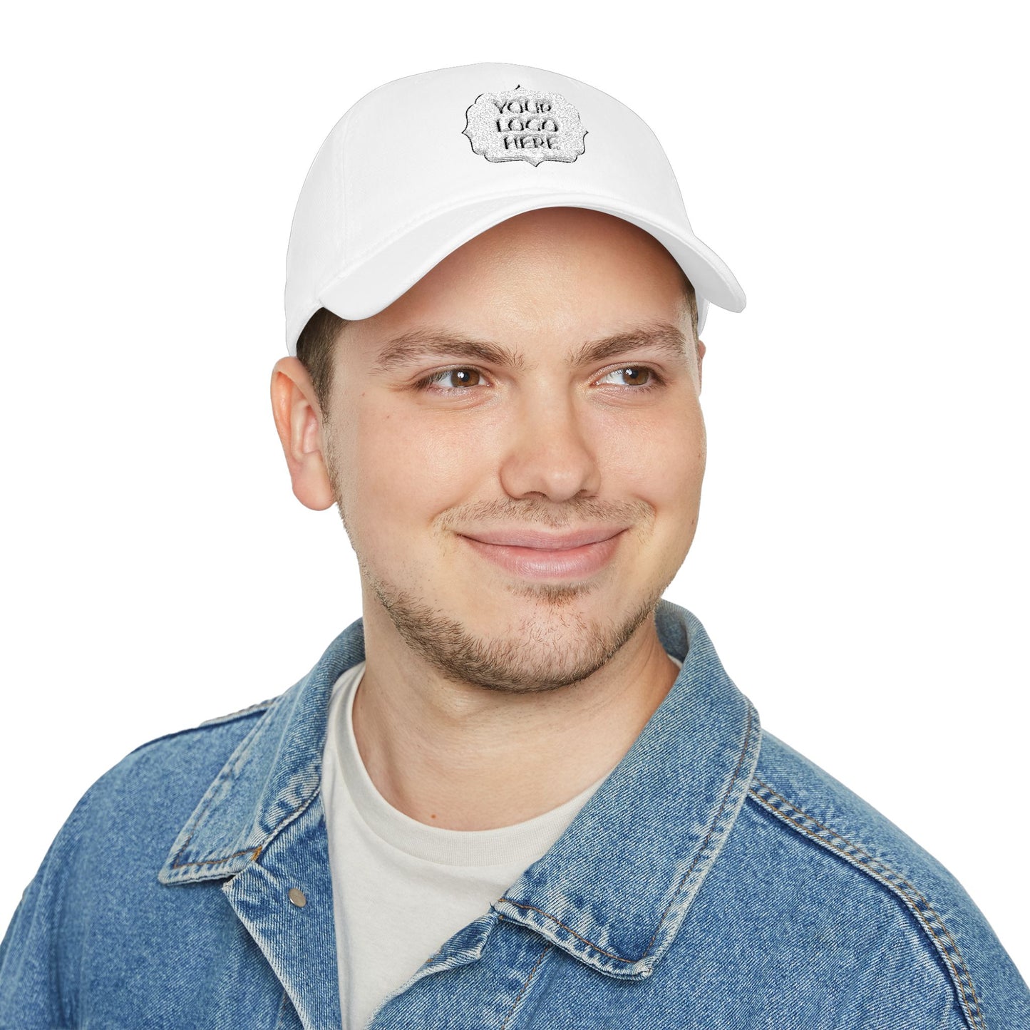 Custom Logo Low Profile Baseball Cap — Personalized Front Patch
