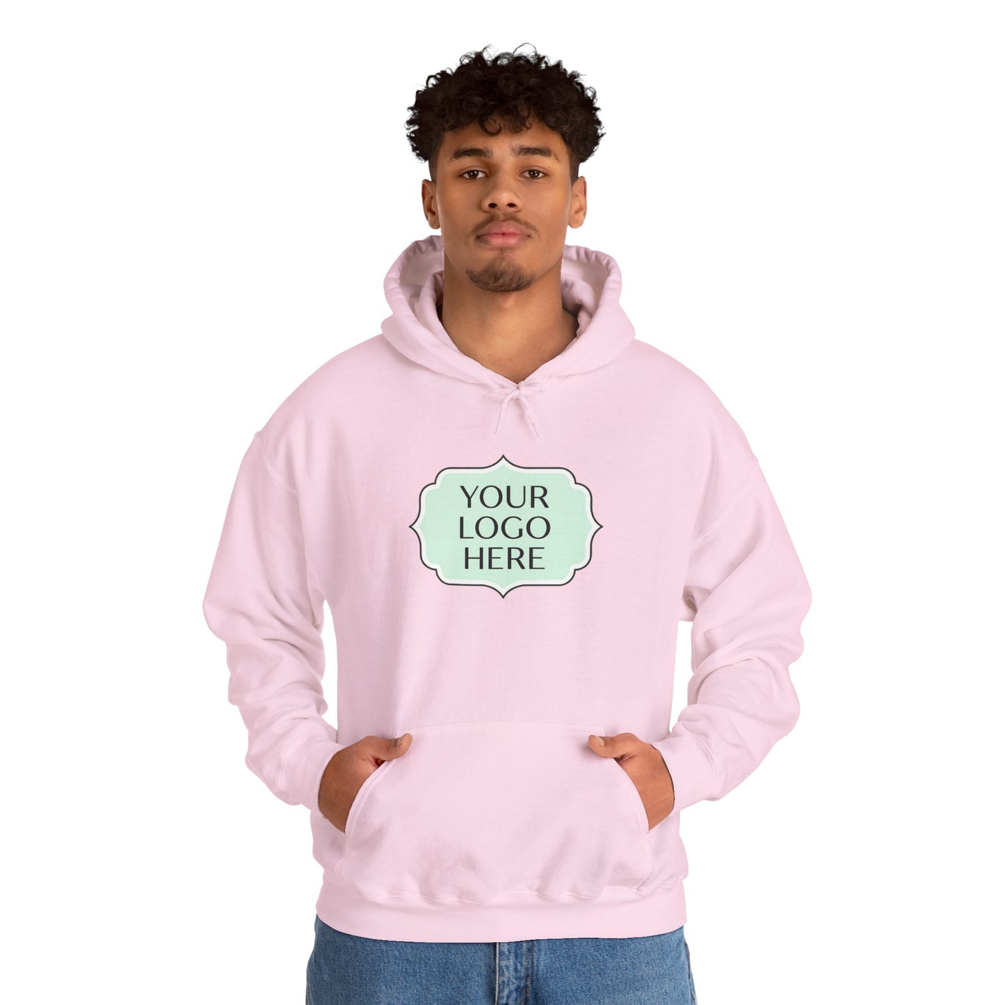 Hoodie — Custom Logo Scalloped Badge Design