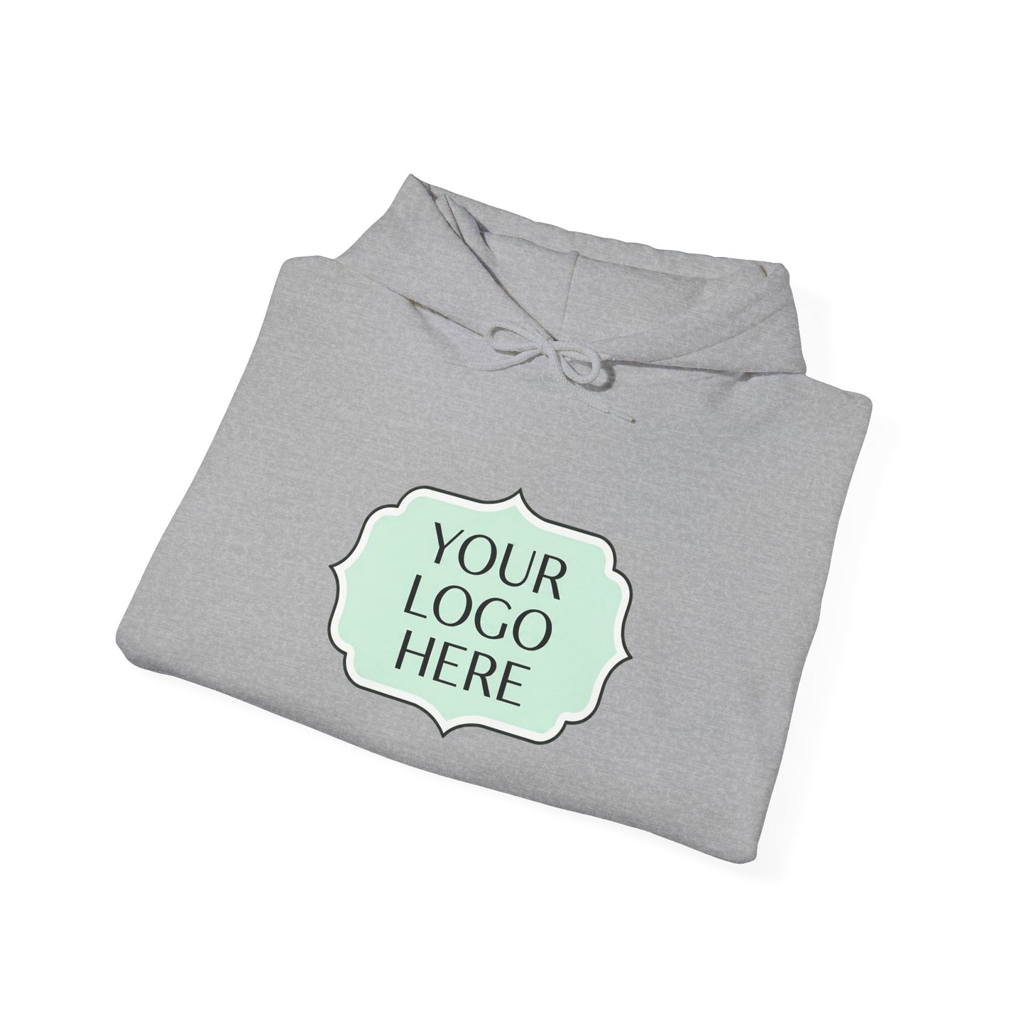 Hoodie — Custom Logo Scalloped Badge Design