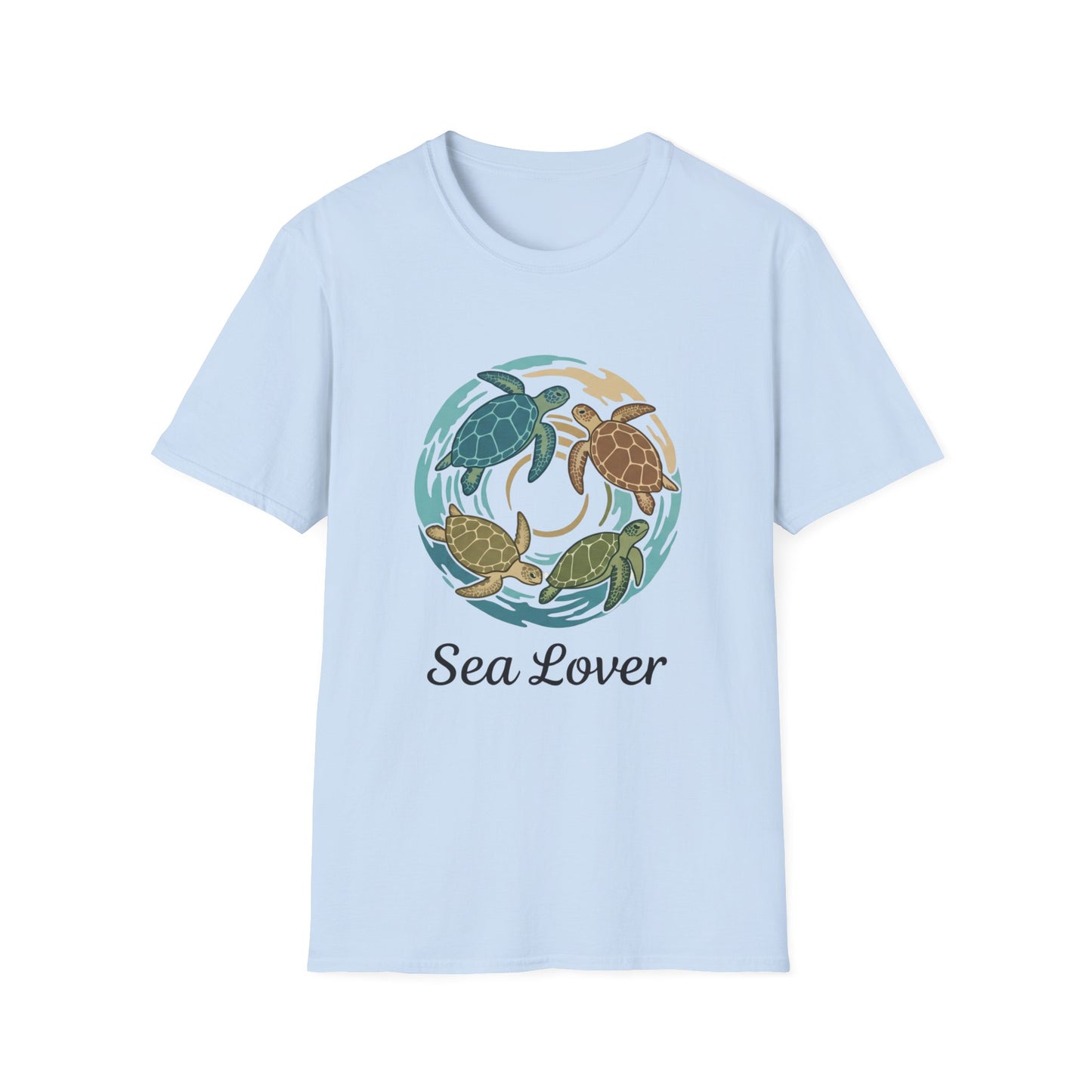 Sea Lover Sea T-Shirt — Boutique Sea Turtle Graphic Tee