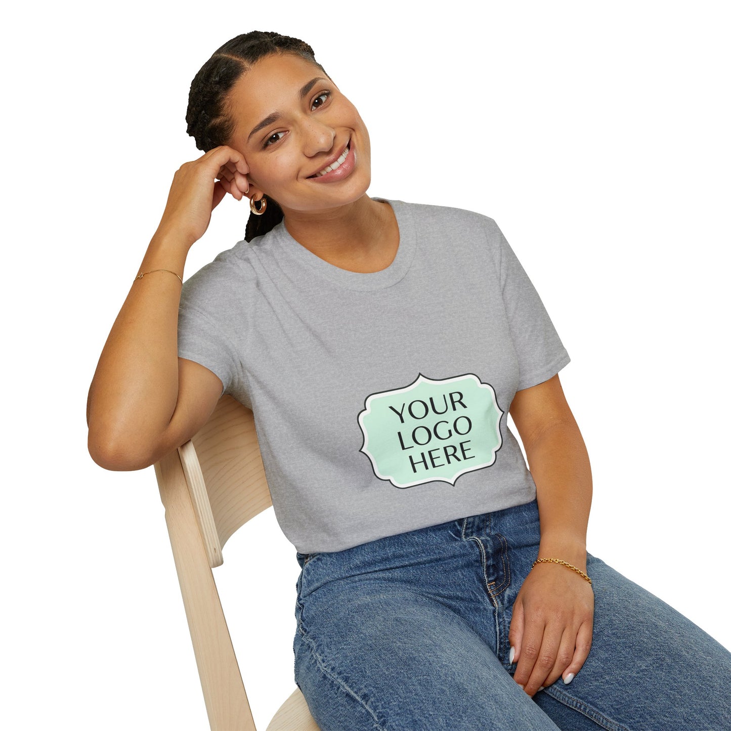 Retro YC Logo T‑Shirt — Minimalist Monogram Tee