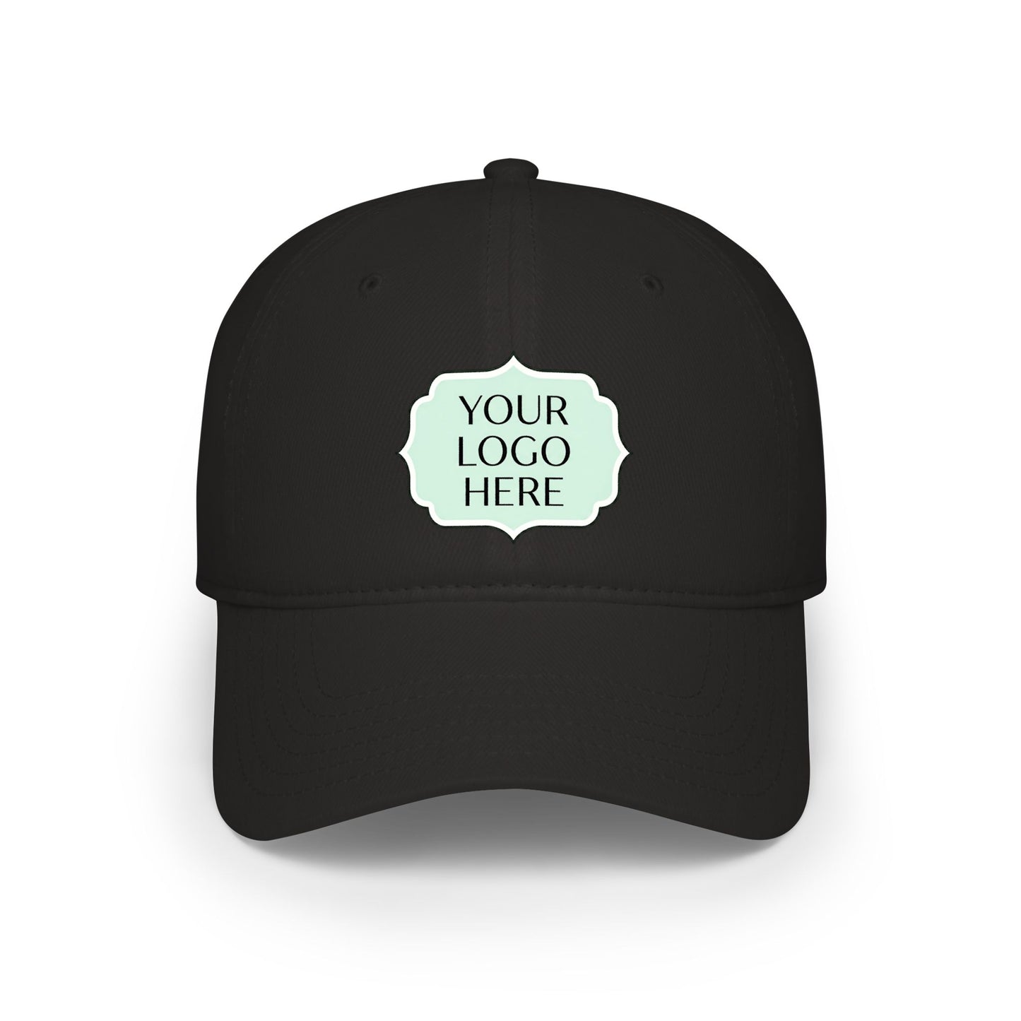 Custom Logo Low Profile Baseball Cap — Personalized Embroidered Patch Hat