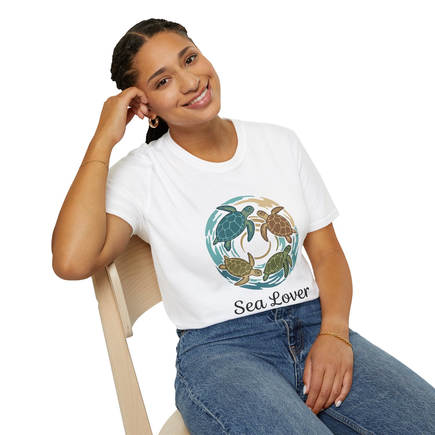 Sea Lover Sea T-Shirt — Boutique Sea Turtle Graphic Tee