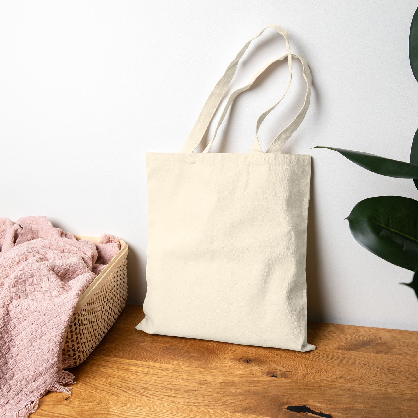 Canvas Tote Bag — Custom Logo Cotton Shopper