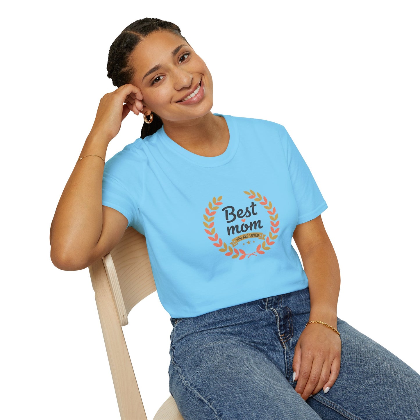 Best Mom You Are Loved T-Shirt — Laurel Wreath Mother's Day Tee