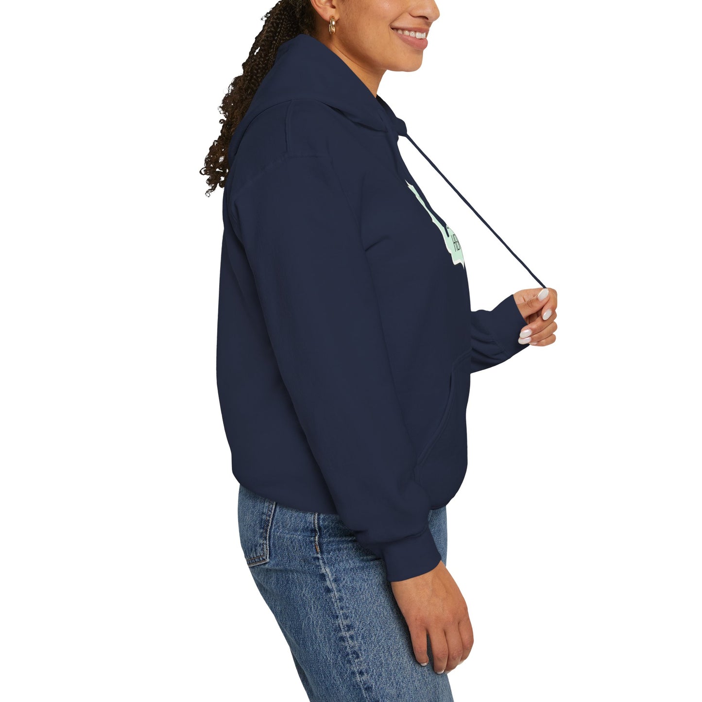 Hoodie — Custom Logo Scalloped Badge Design