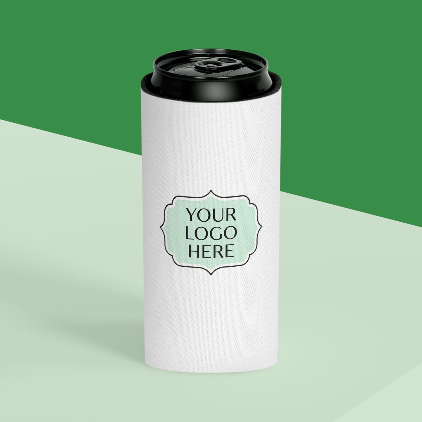 Custom Logo Can Cooler - Personalized Beverage Koozie