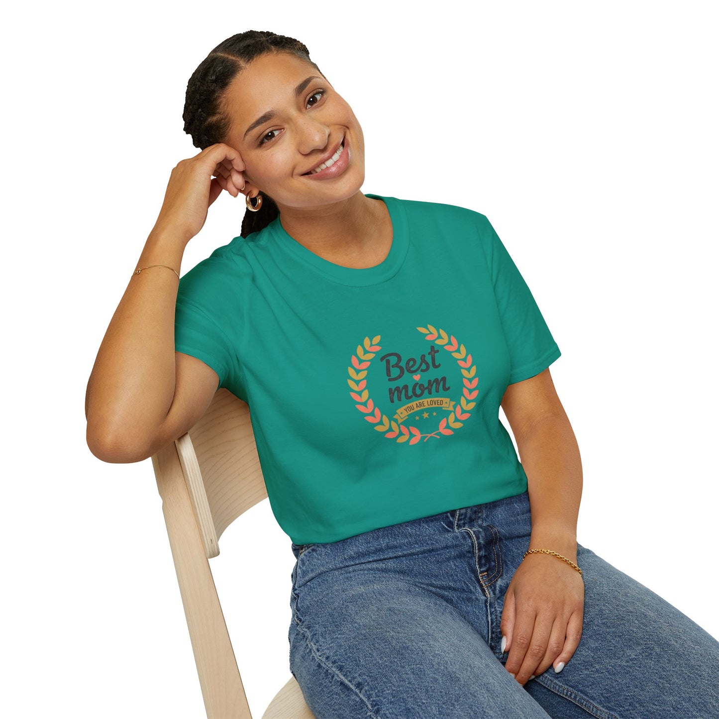 Best Mom You Are Loved T-Shirt — Laurel Wreath Mother's Day Tee