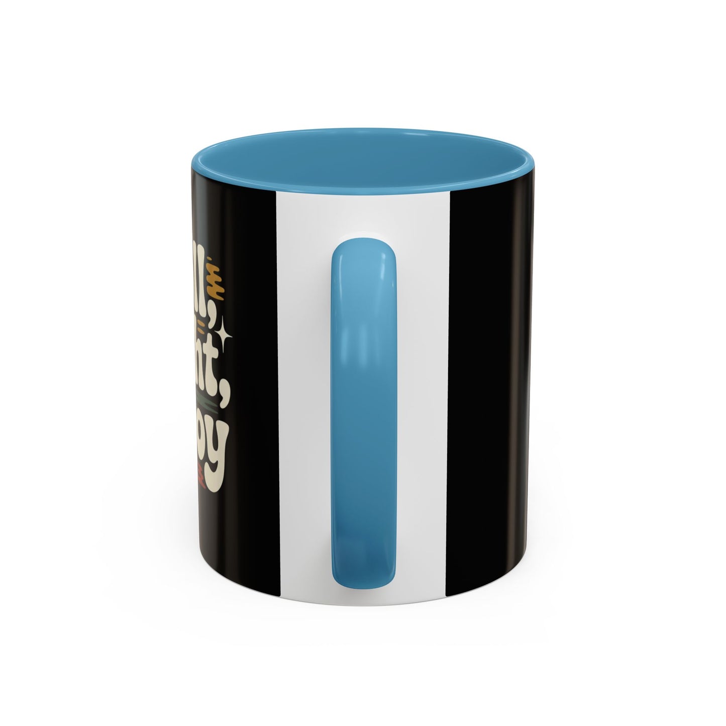 Coffee Mug — "Roll Light, Enjoy" Retro Accent Coffee Cup (11/15oz)