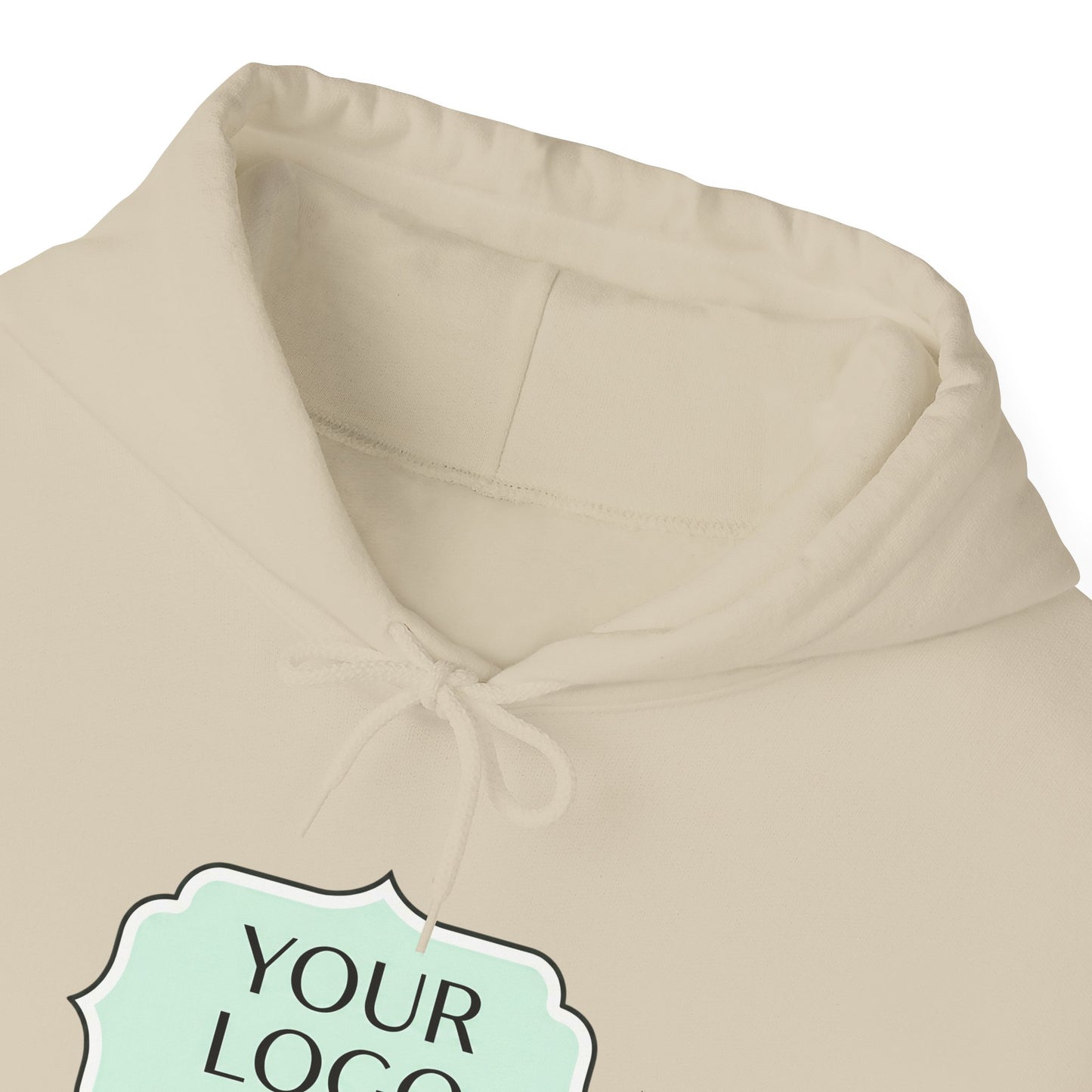 Hoodie — Custom Logo Scalloped Badge Design
