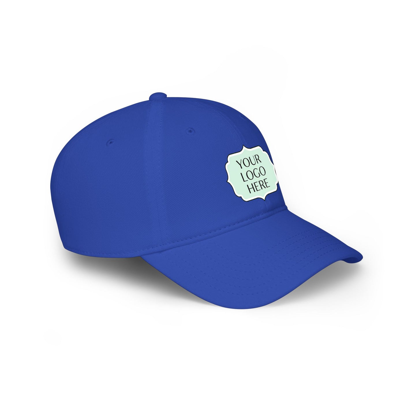 Custom Logo Low Profile Baseball Cap — Personalized Embroidered Patch Hat