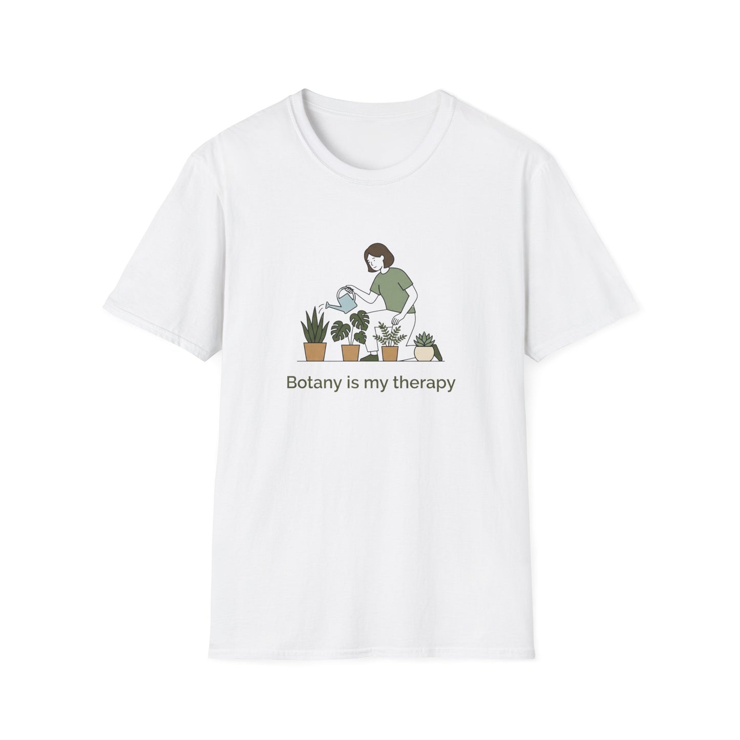 Botany Is My Therapy T-Shirt — Plant Lover Graphic Tee