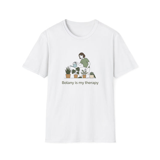 Botany Is My Therapy T-Shirt — Plant Lover Graphic Tee