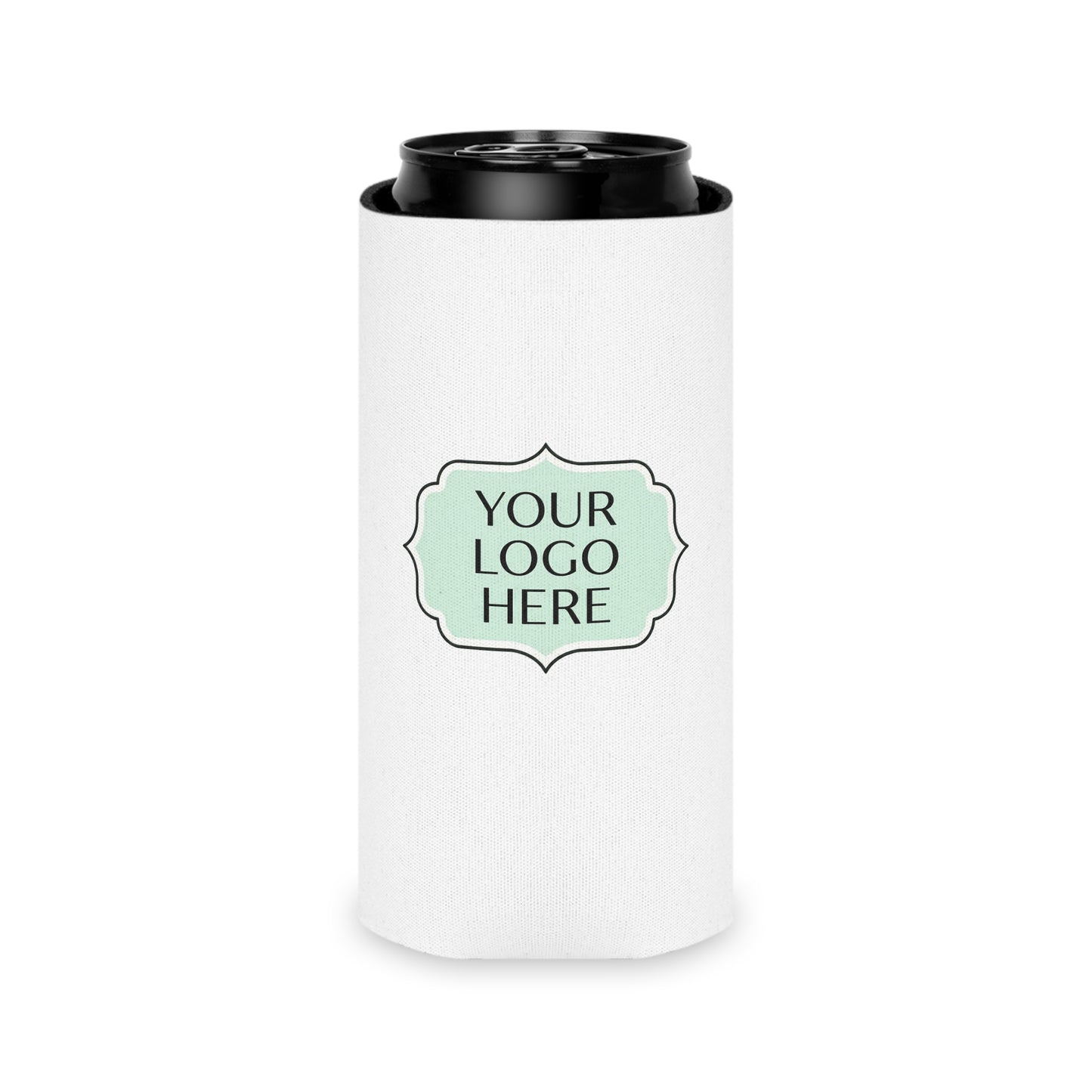 Custom Logo Can Cooler - Personalized Beverage Koozie