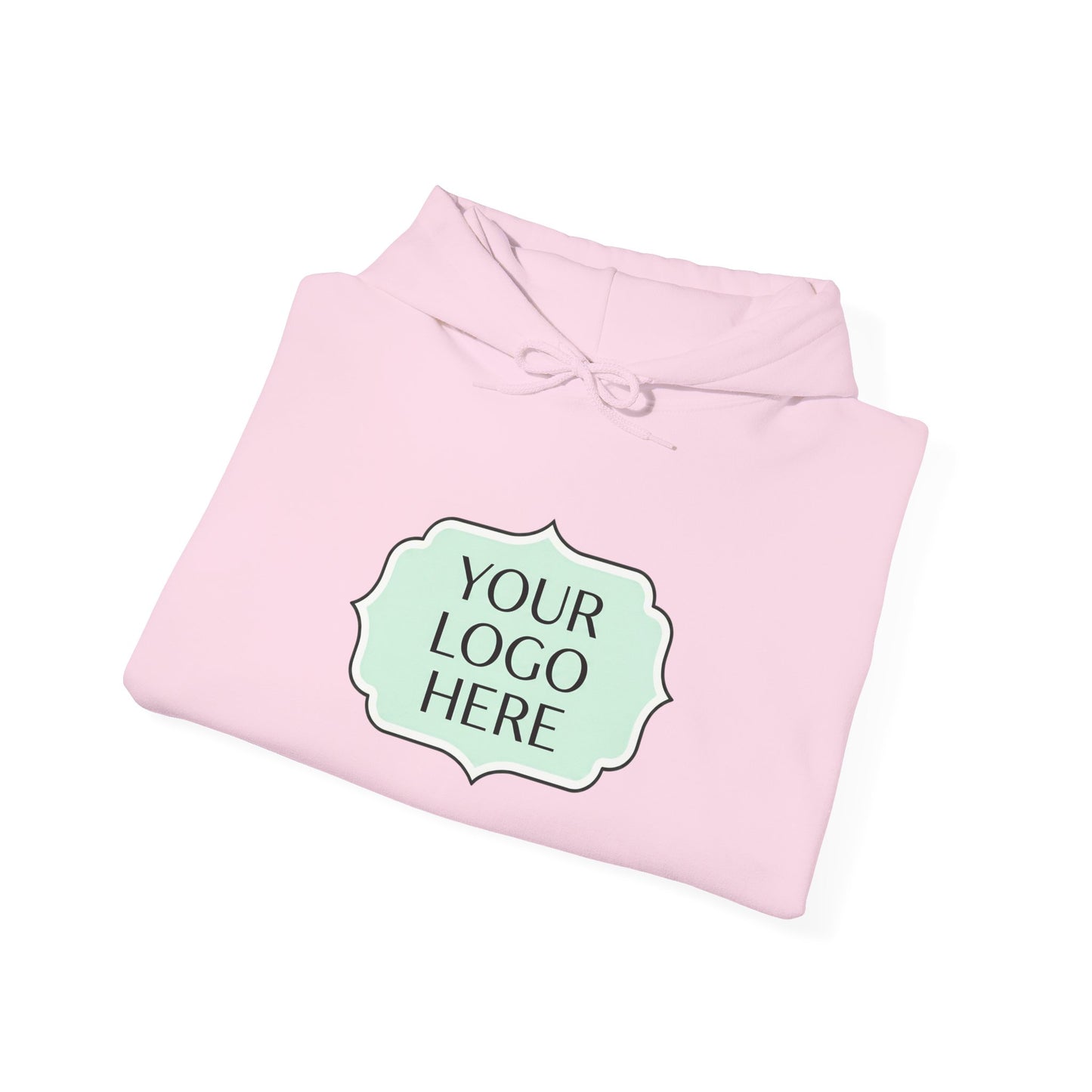 Hoodie — Custom Logo Scalloped Badge Design