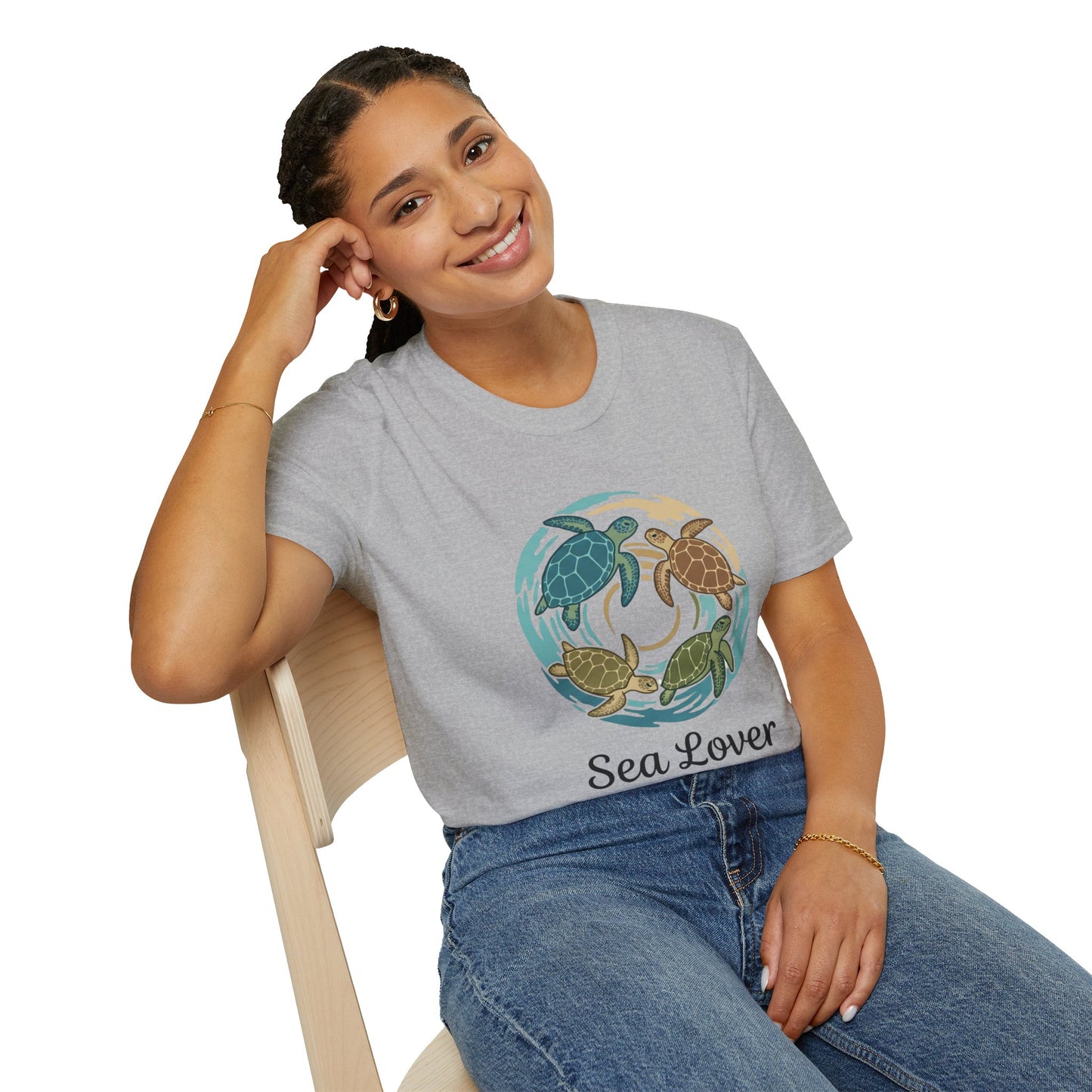 Sea Lover Sea T-Shirt — Boutique Sea Turtle Graphic Tee