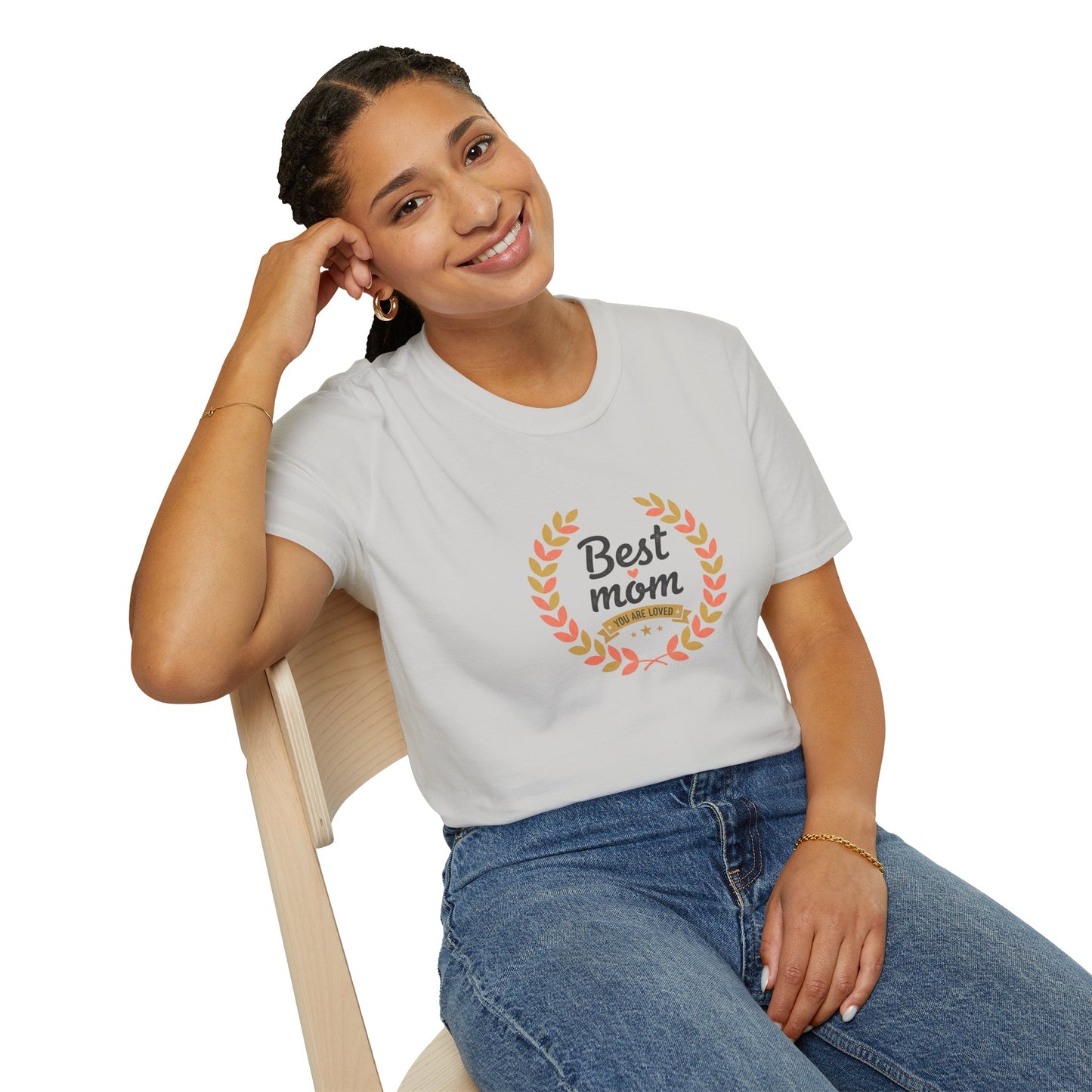 Best Mom You Are Loved T-Shirt — Laurel Wreath Mother's Day Tee