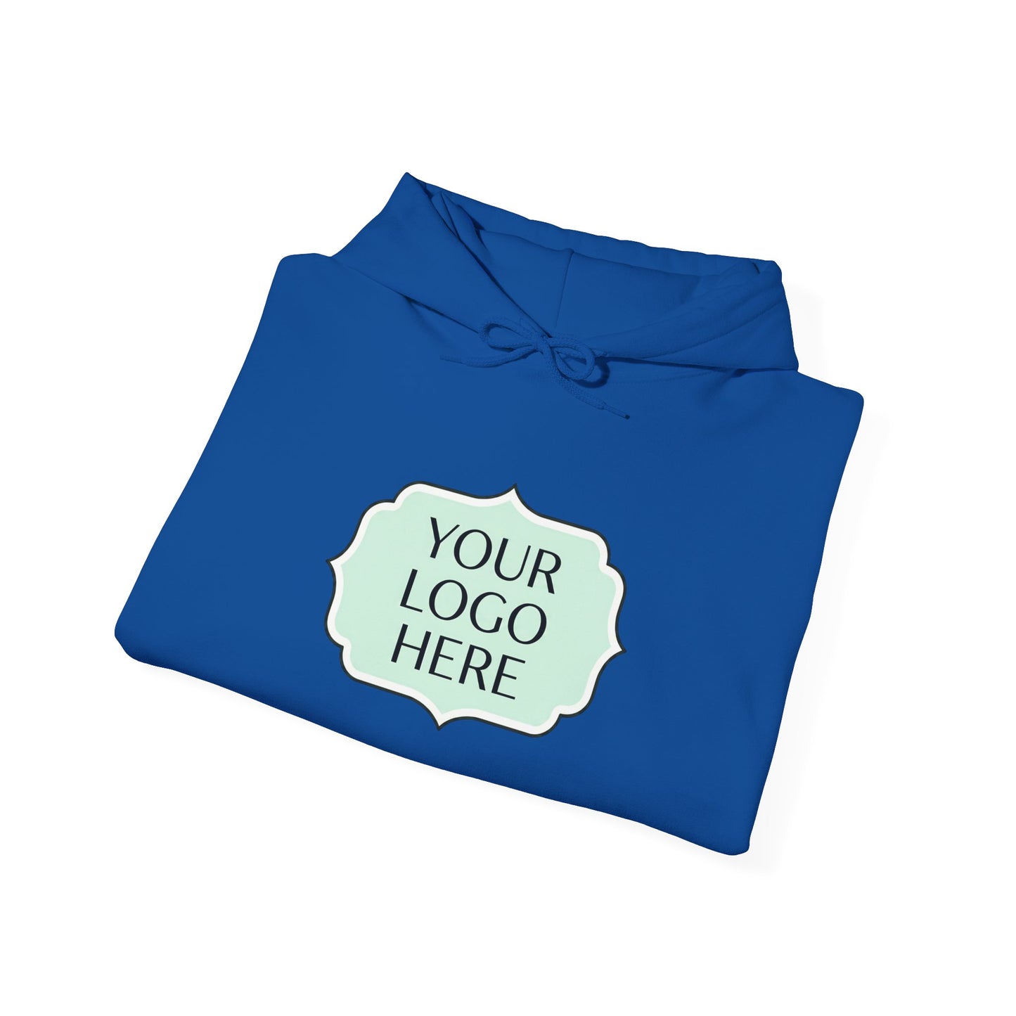 Hoodie — Custom Logo Scalloped Badge Design