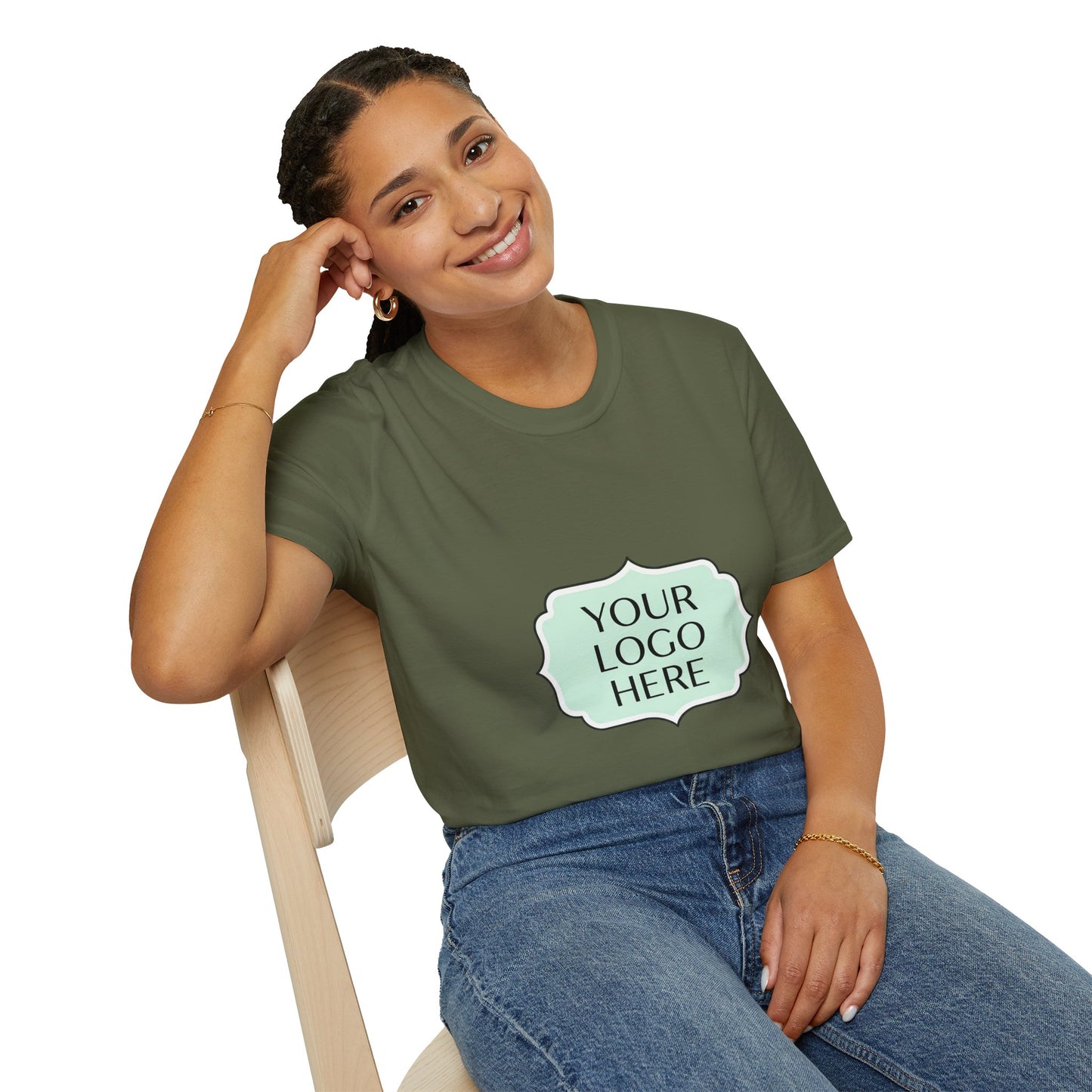 Retro YC Logo T‑Shirt — Minimalist Monogram Tee