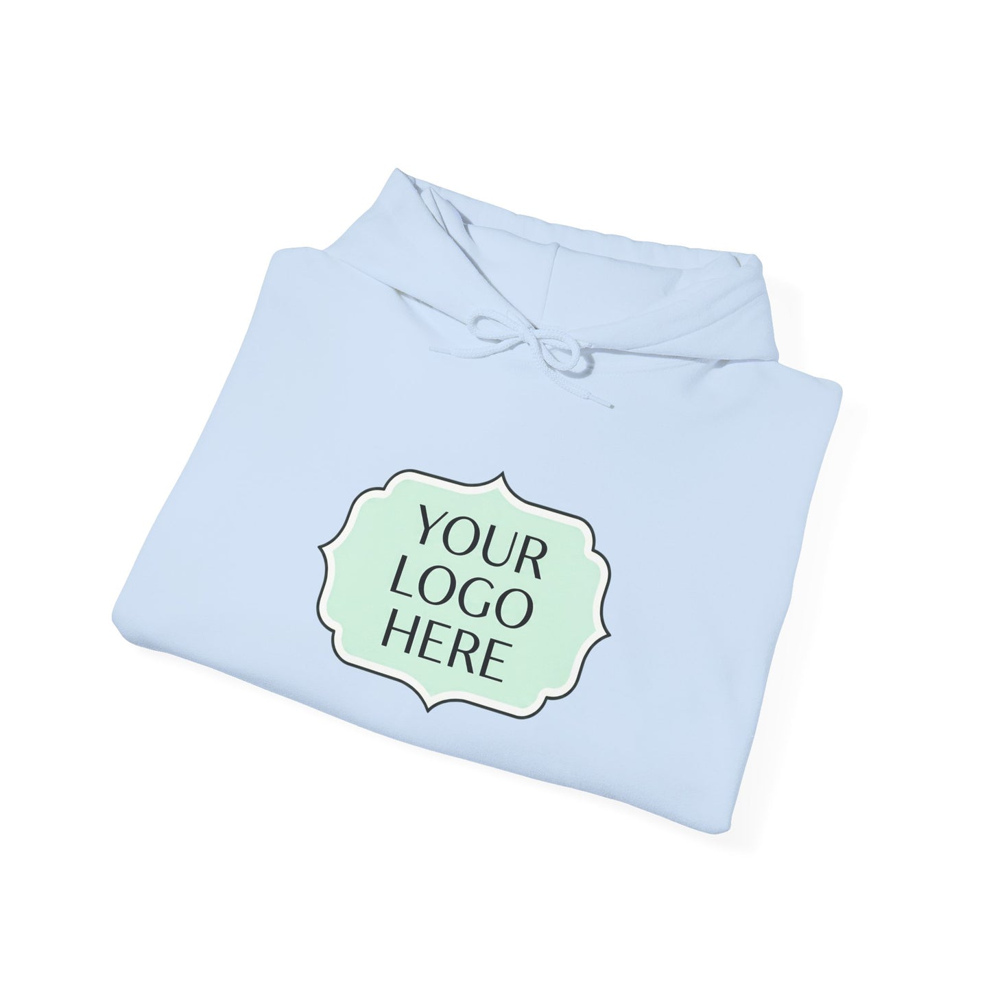 Hoodie — Custom Logo Scalloped Badge Design