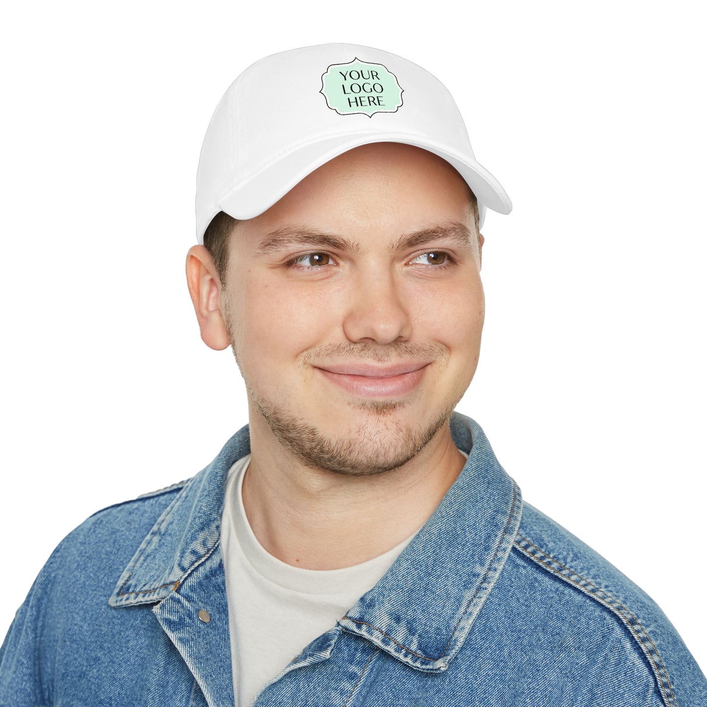 Custom Logo Low Profile Baseball Cap — Personalized Embroidered Patch Hat