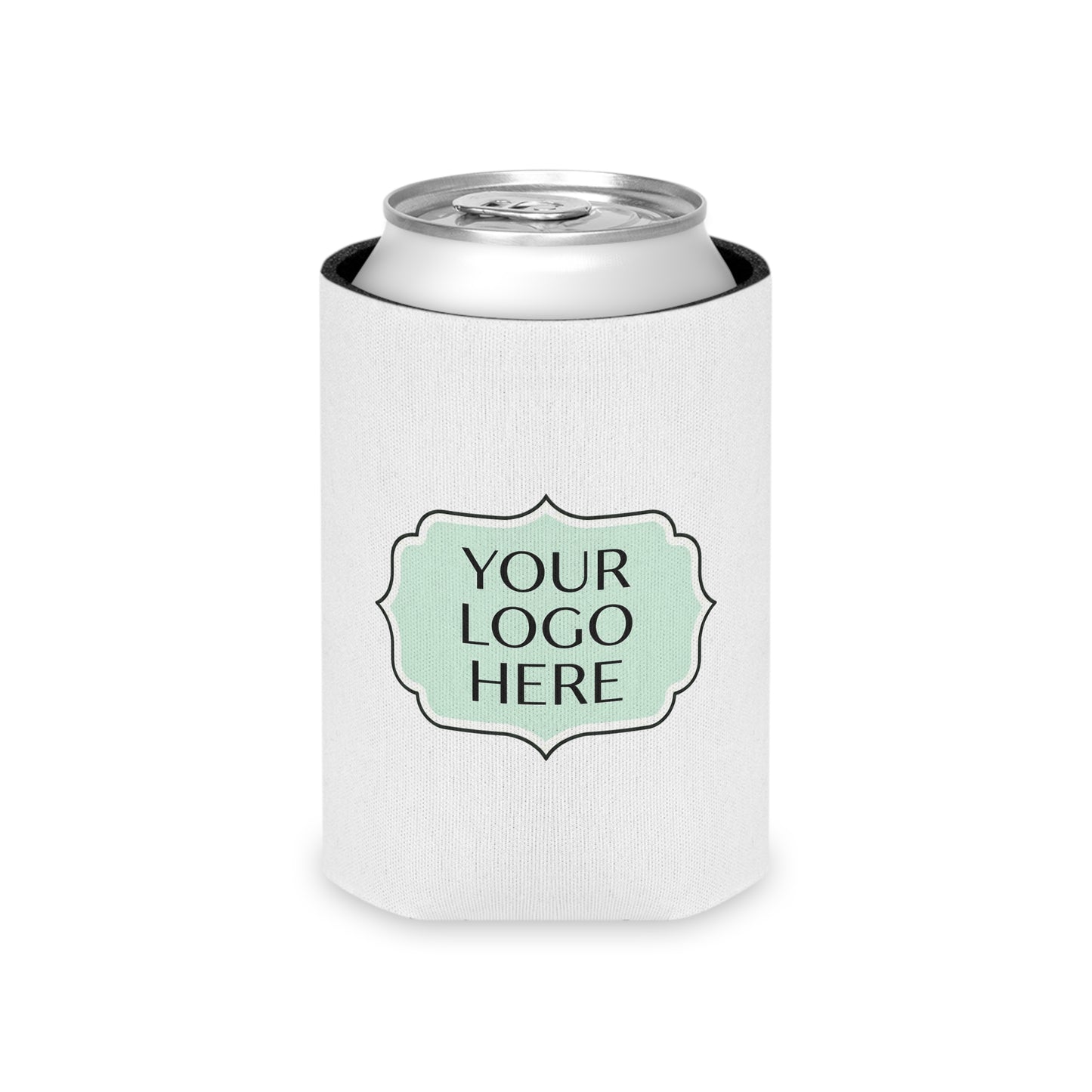 Custom Logo Can Cooler - Personalized Beverage Koozie