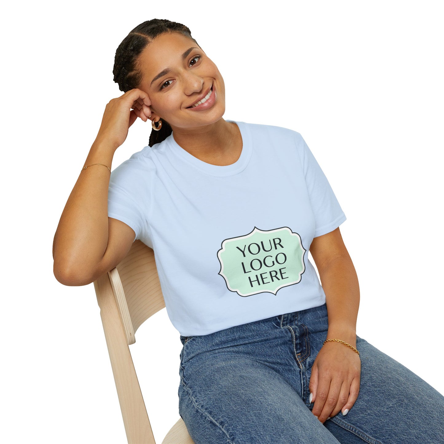 Retro YC Logo T‑Shirt — Minimalist Monogram Tee