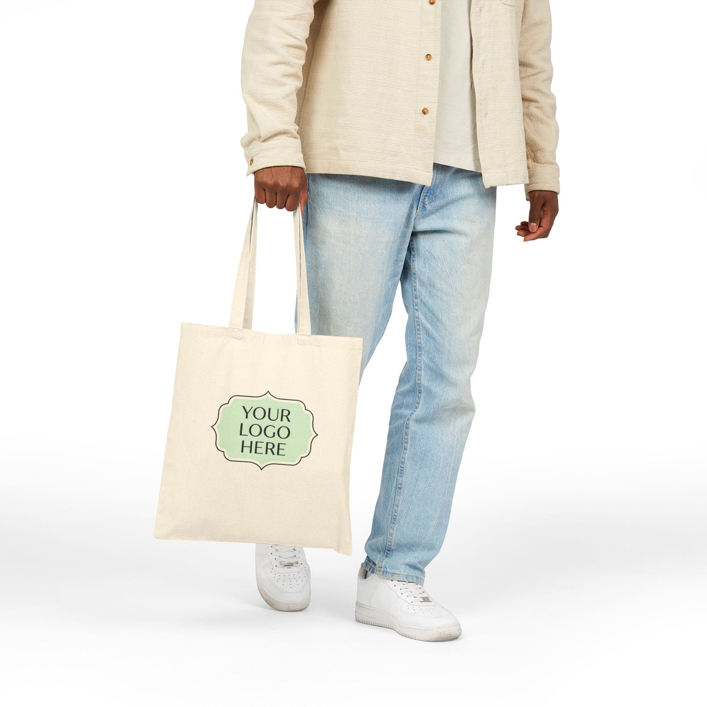 Canvas Tote Bag — Custom Logo Cotton Shopper