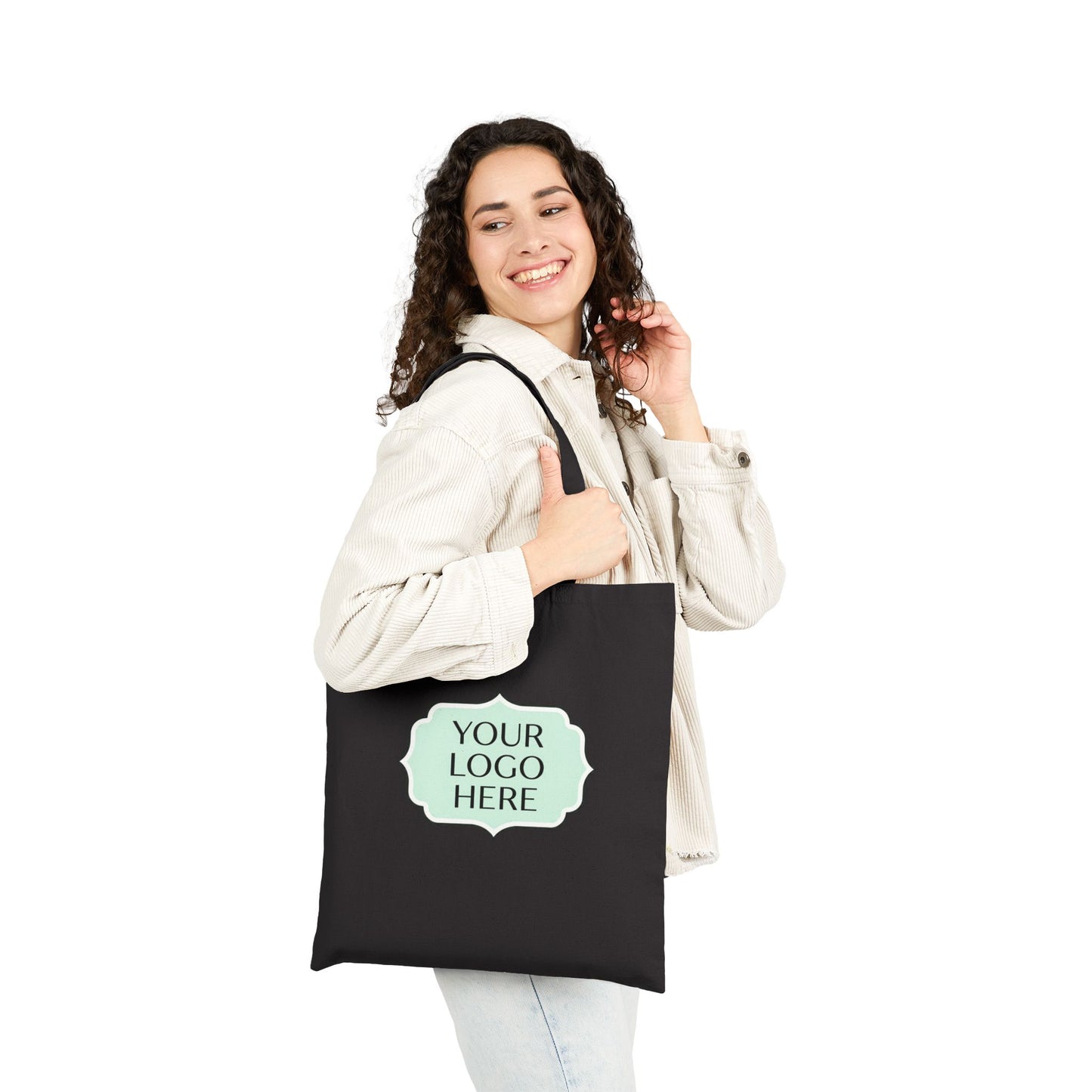 Canvas Tote Bag — Custom Logo Cotton Shopper