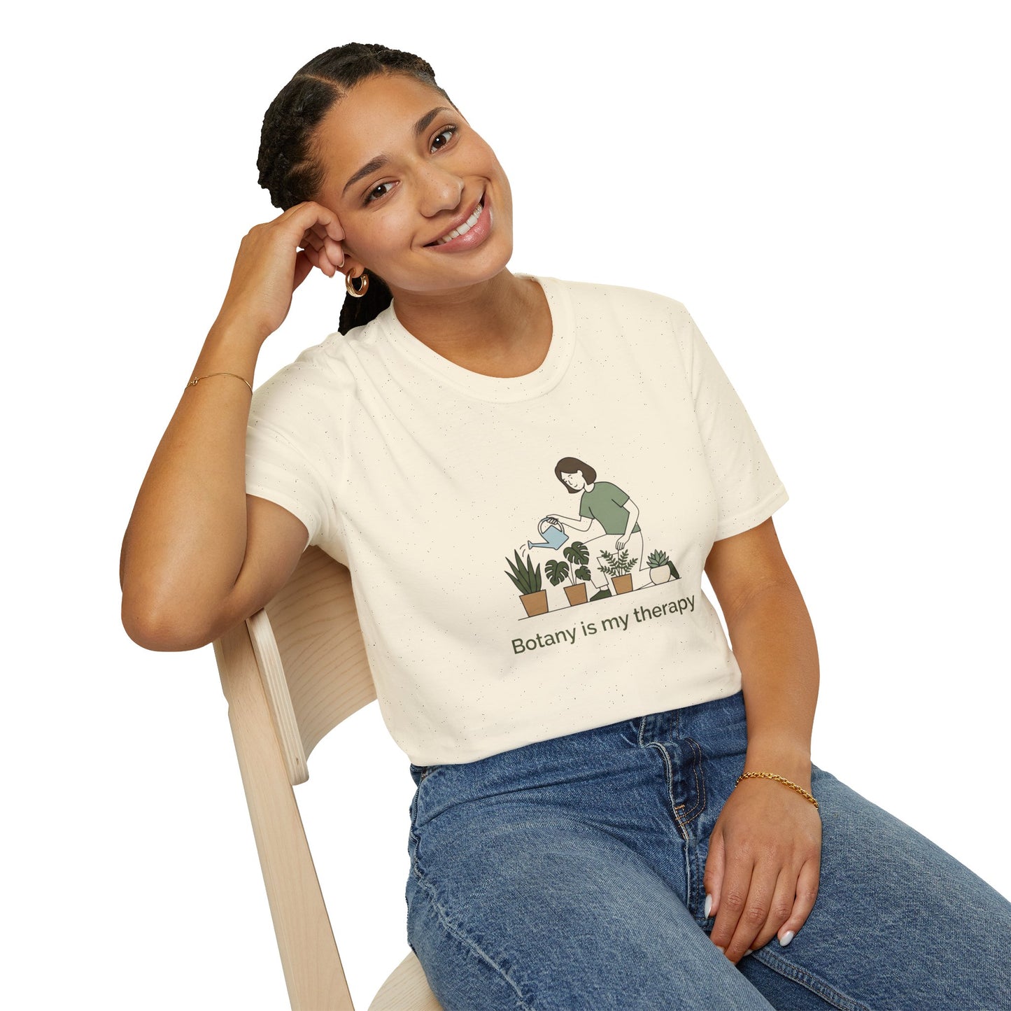 Botany Is My Therapy T-Shirt — Plant Lover Graphic Tee