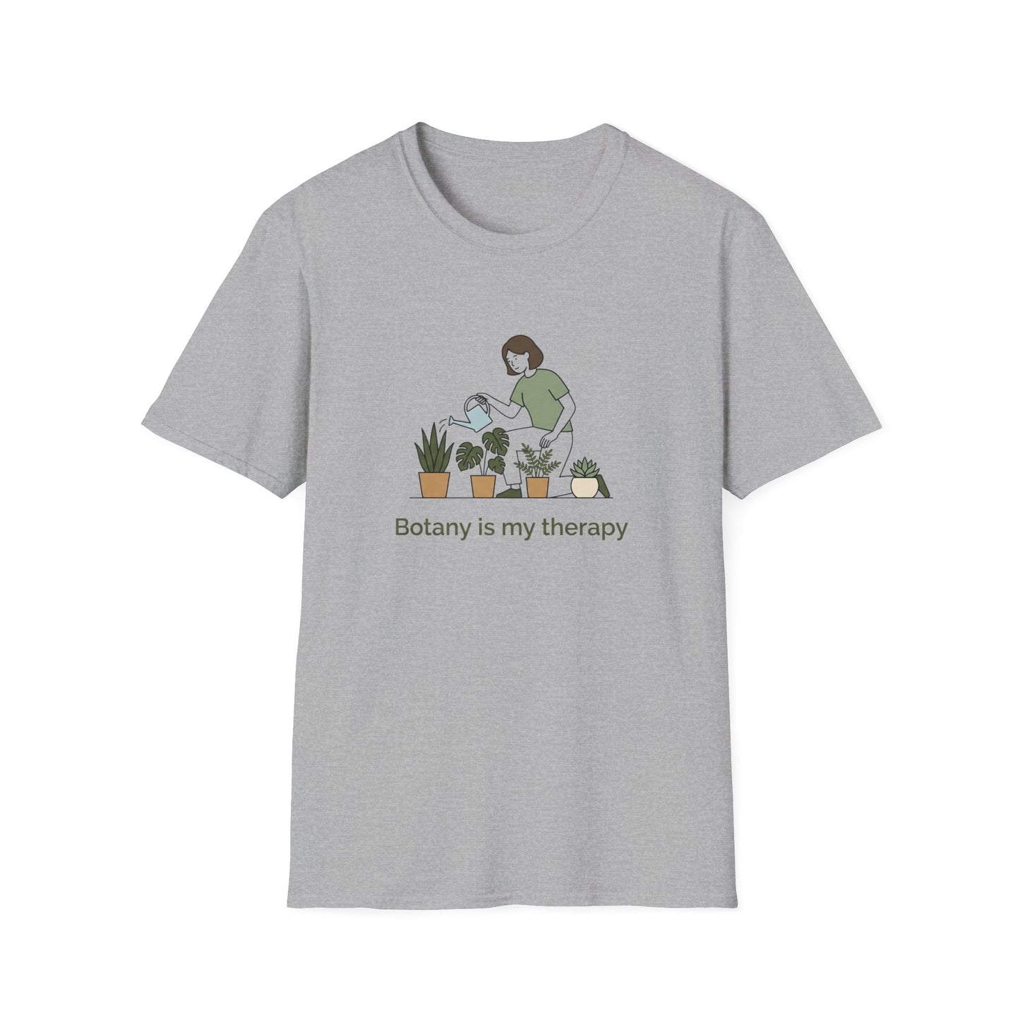 Botany Is My Therapy T-Shirt — Plant Lover Graphic Tee