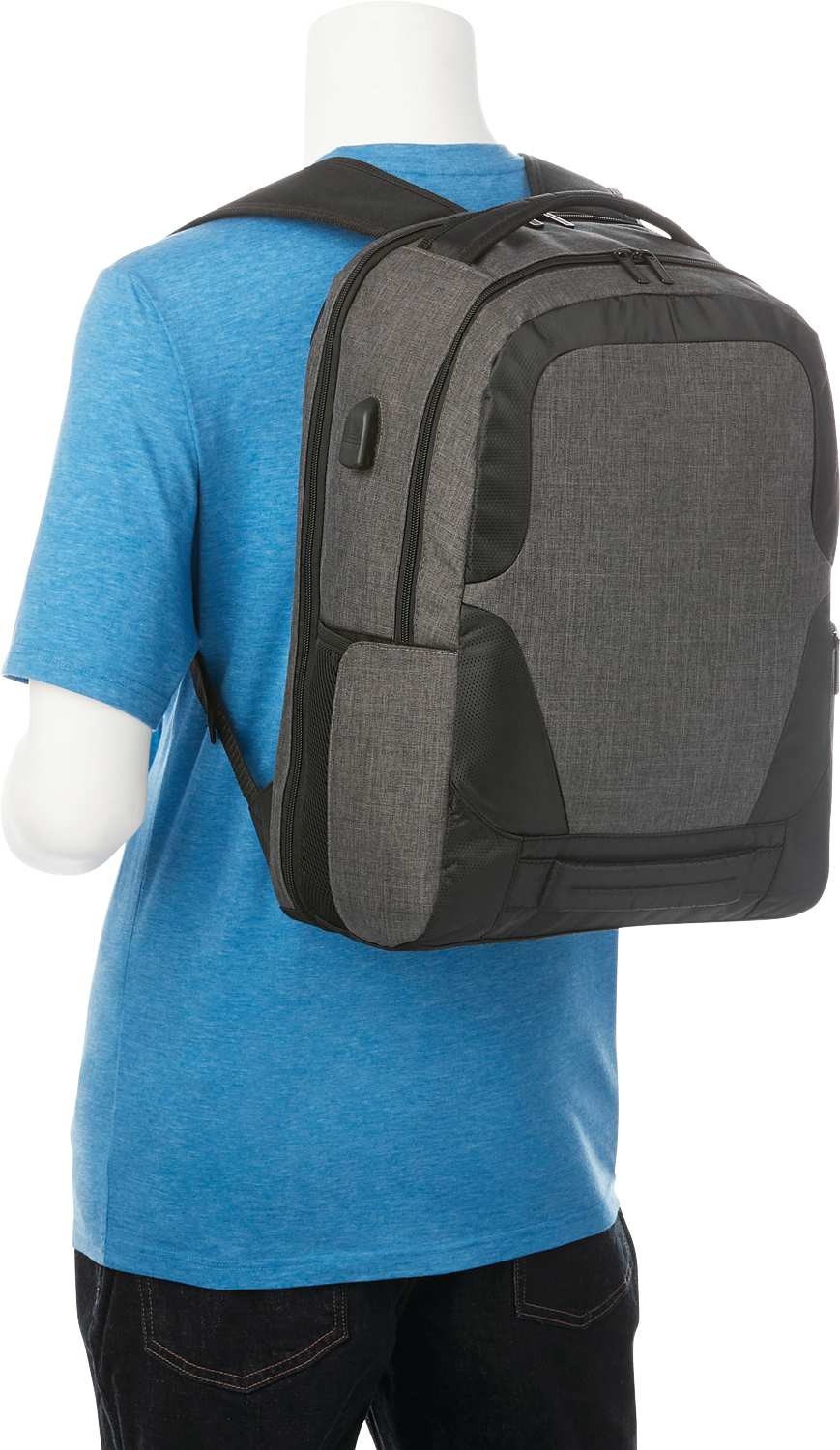 Overland TSA Friendly 17 Inch Laptop Backpack with USB Port